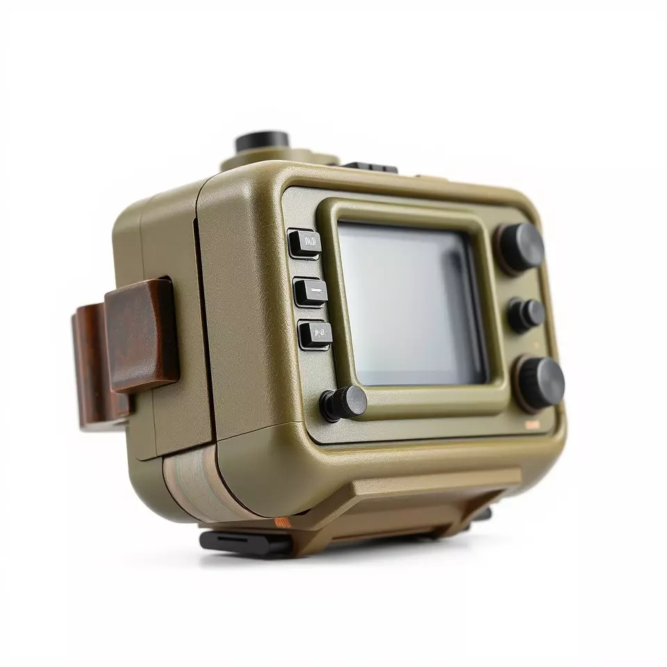 Retro Military Device Model Pack Low-poly 3D model_3