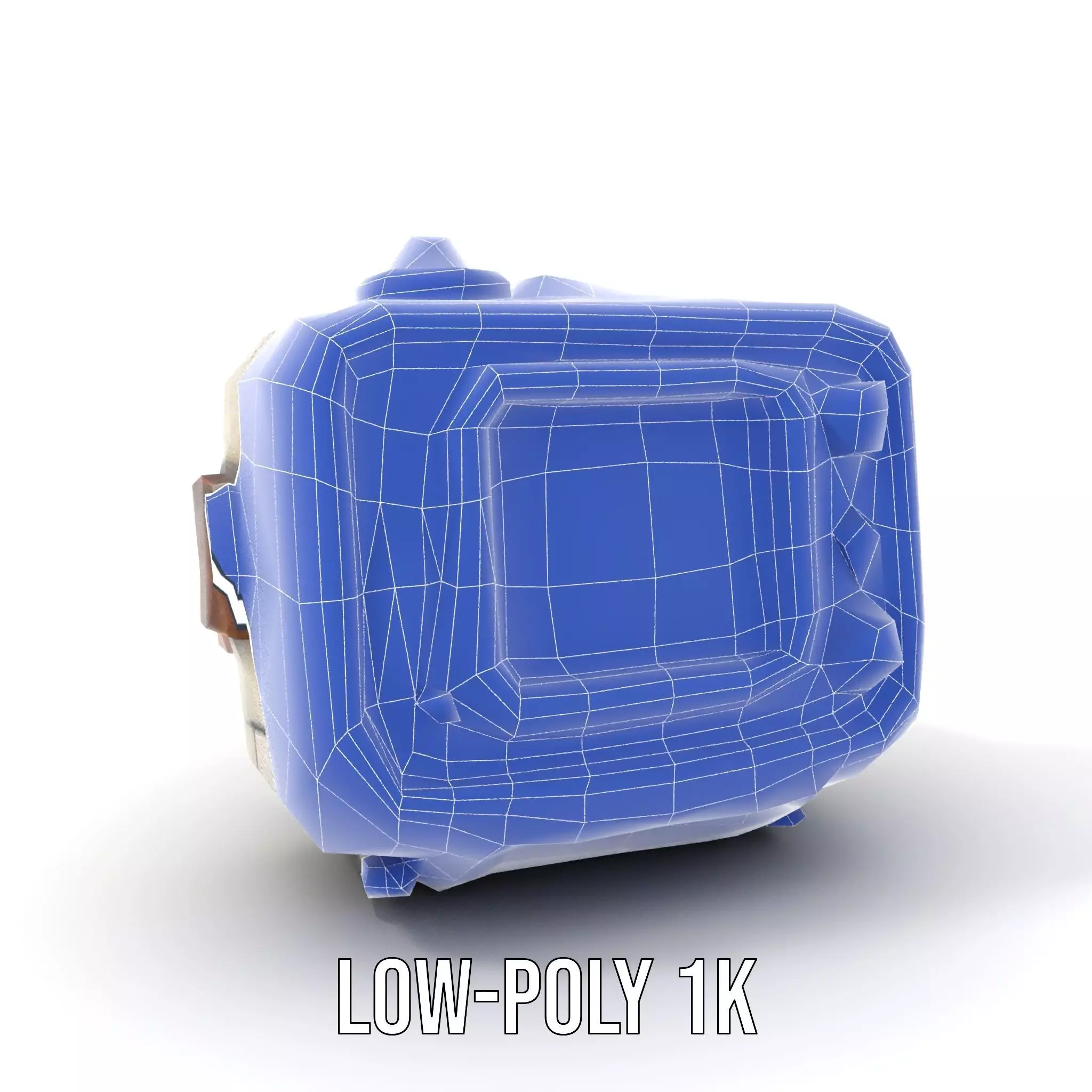 Retro Military Device Model Pack Low-poly 3D model_8