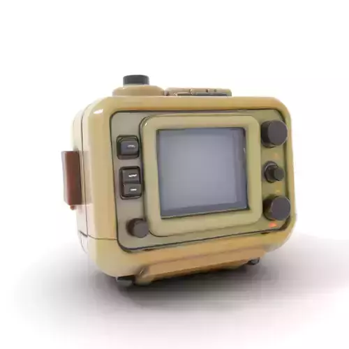 Retro Military Device Model Pack Low-poly 3D model