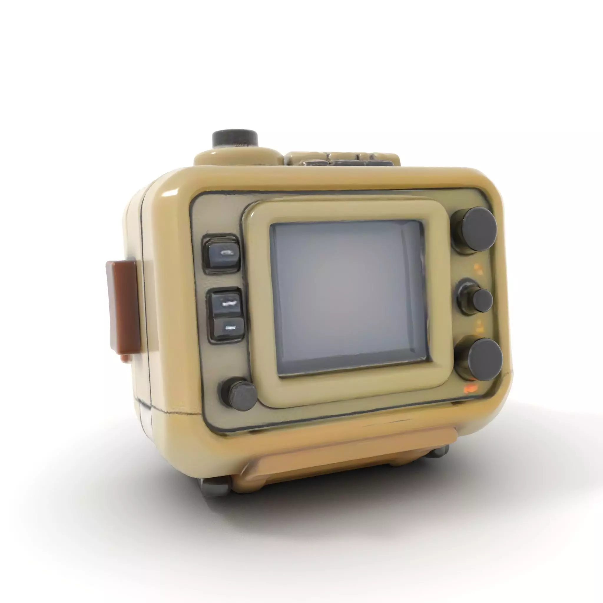 Retro Military Device Model Pack Low-poly 3D model_0