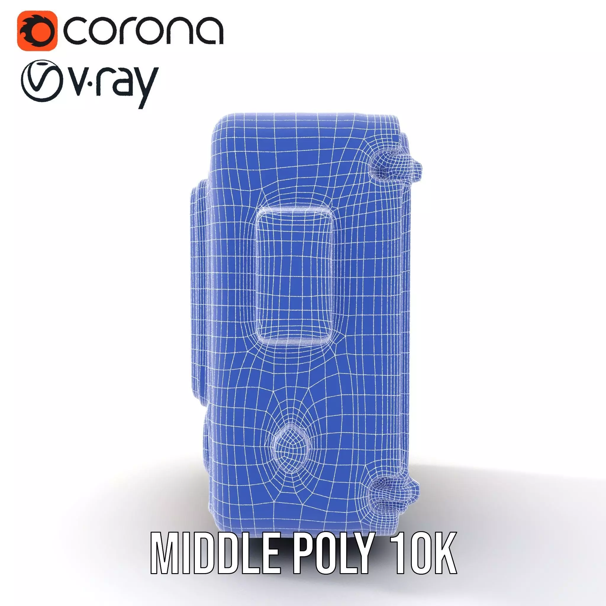 Retro Digital Device Model Pack with Functional Display Low-poly 3D model_25