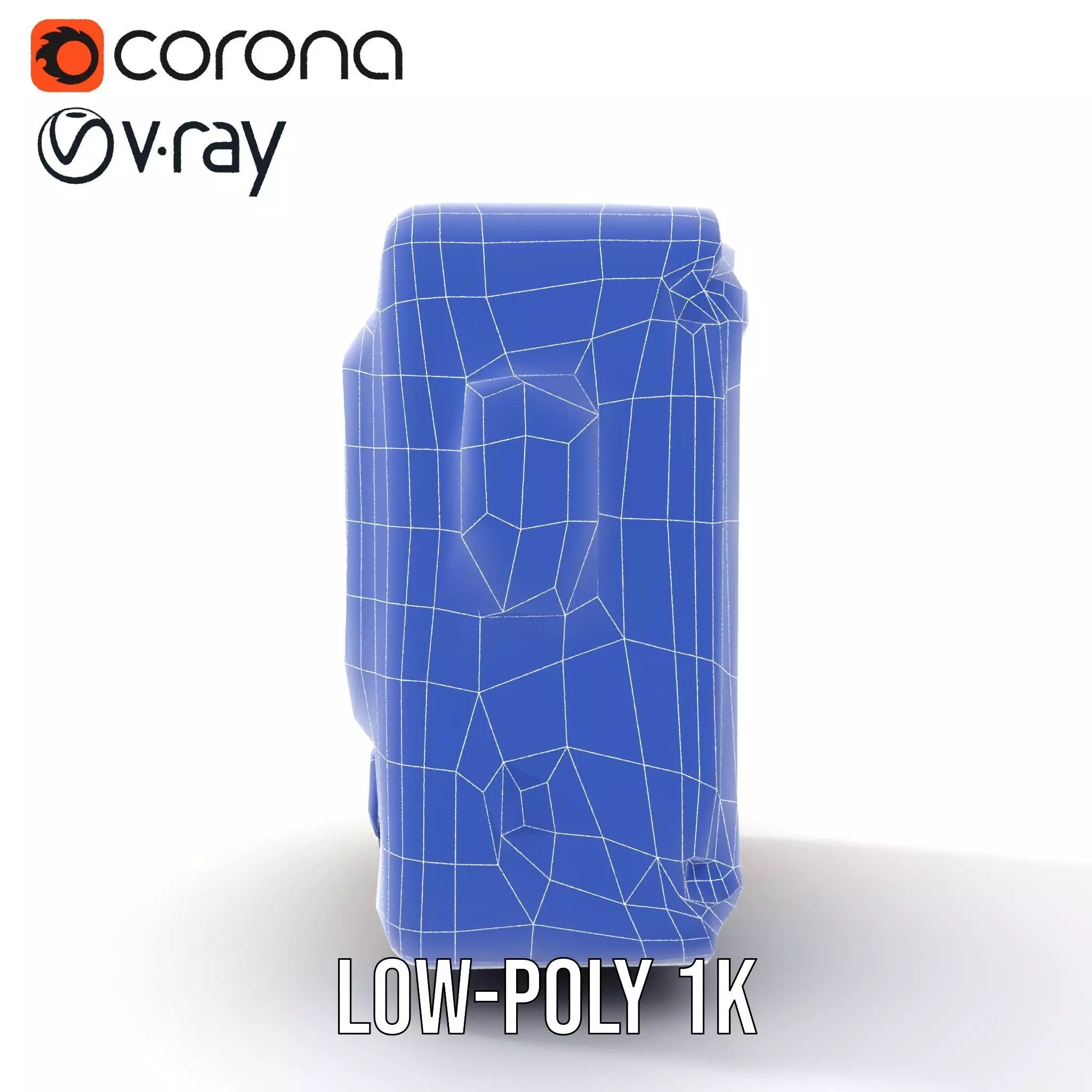 Retro Digital Device Model Pack with Functional Display Low-poly 3D model_28