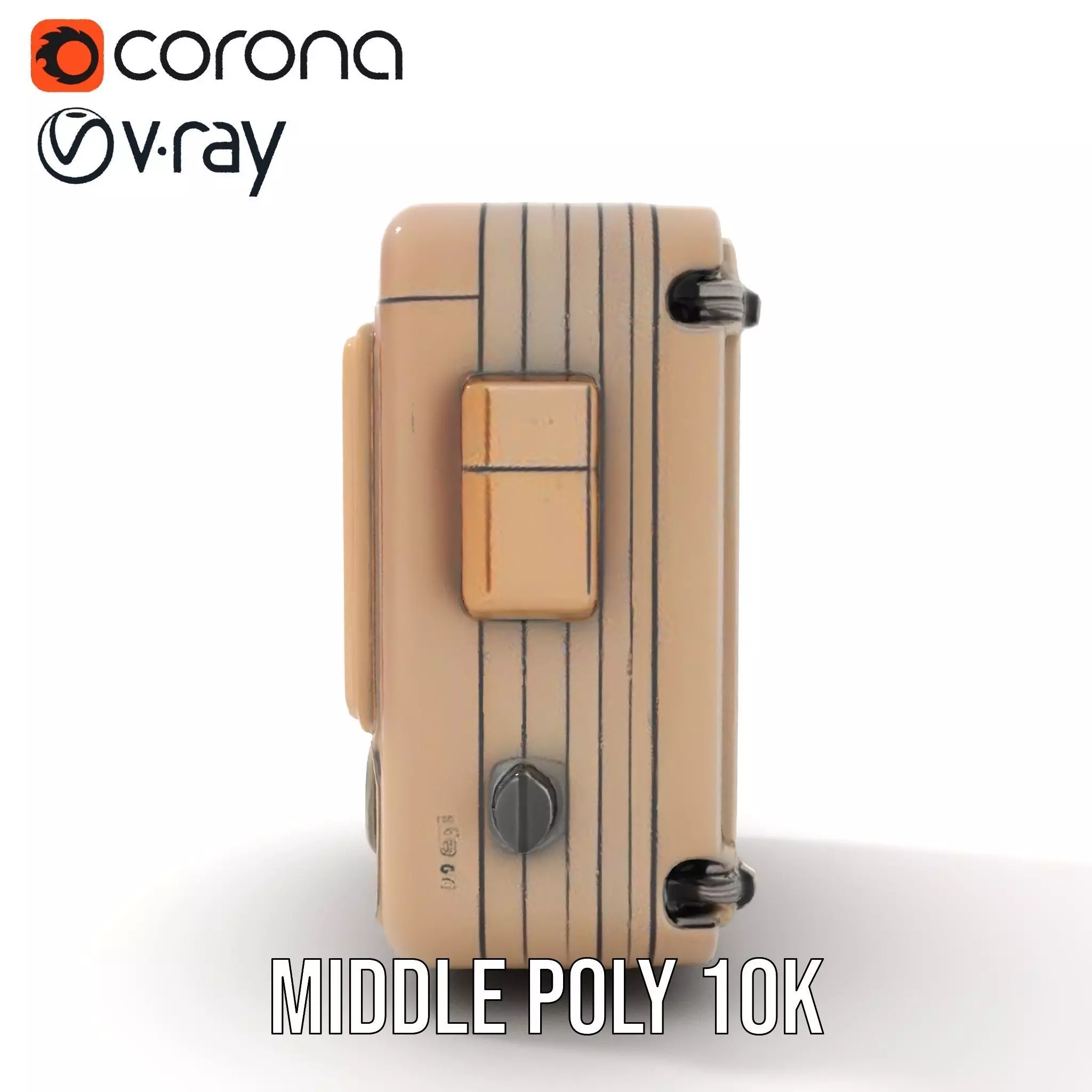 Retro Digital Device Model Pack with Functional Display Low-poly 3D model_16