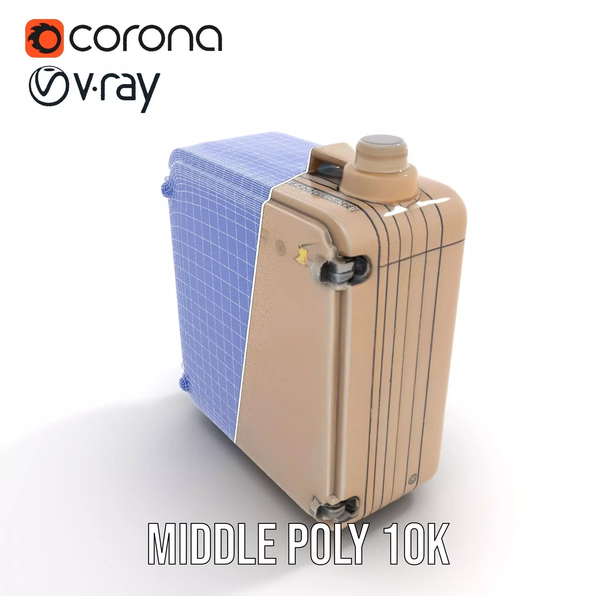 Retro Digital Device Model Pack with Functional Display Low-poly 3D model_22