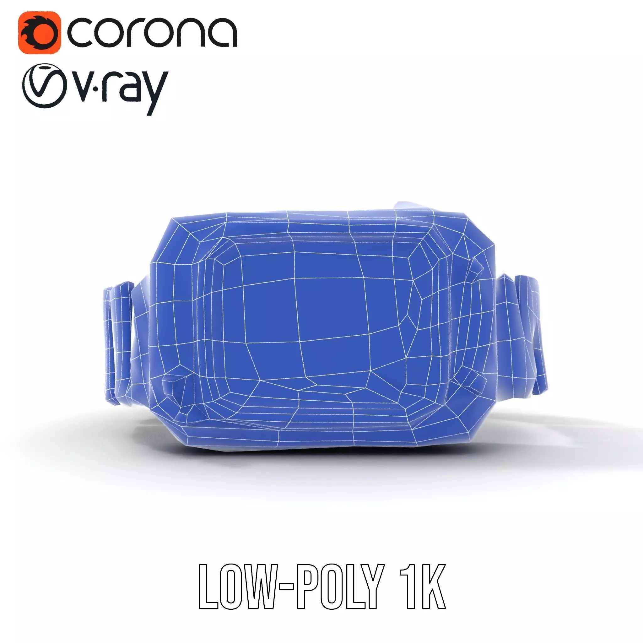 Retro Digital Watch Model Pack with Monitor Integration Low-poly 3D model_23