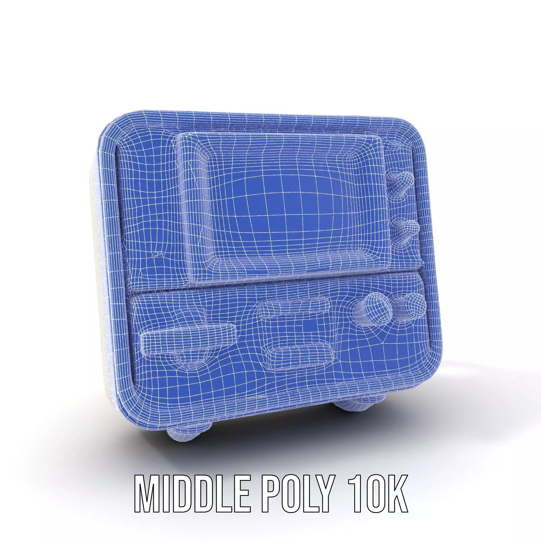 Retro Military Tech Model Pack with Monitor Low-poly 3D model_19