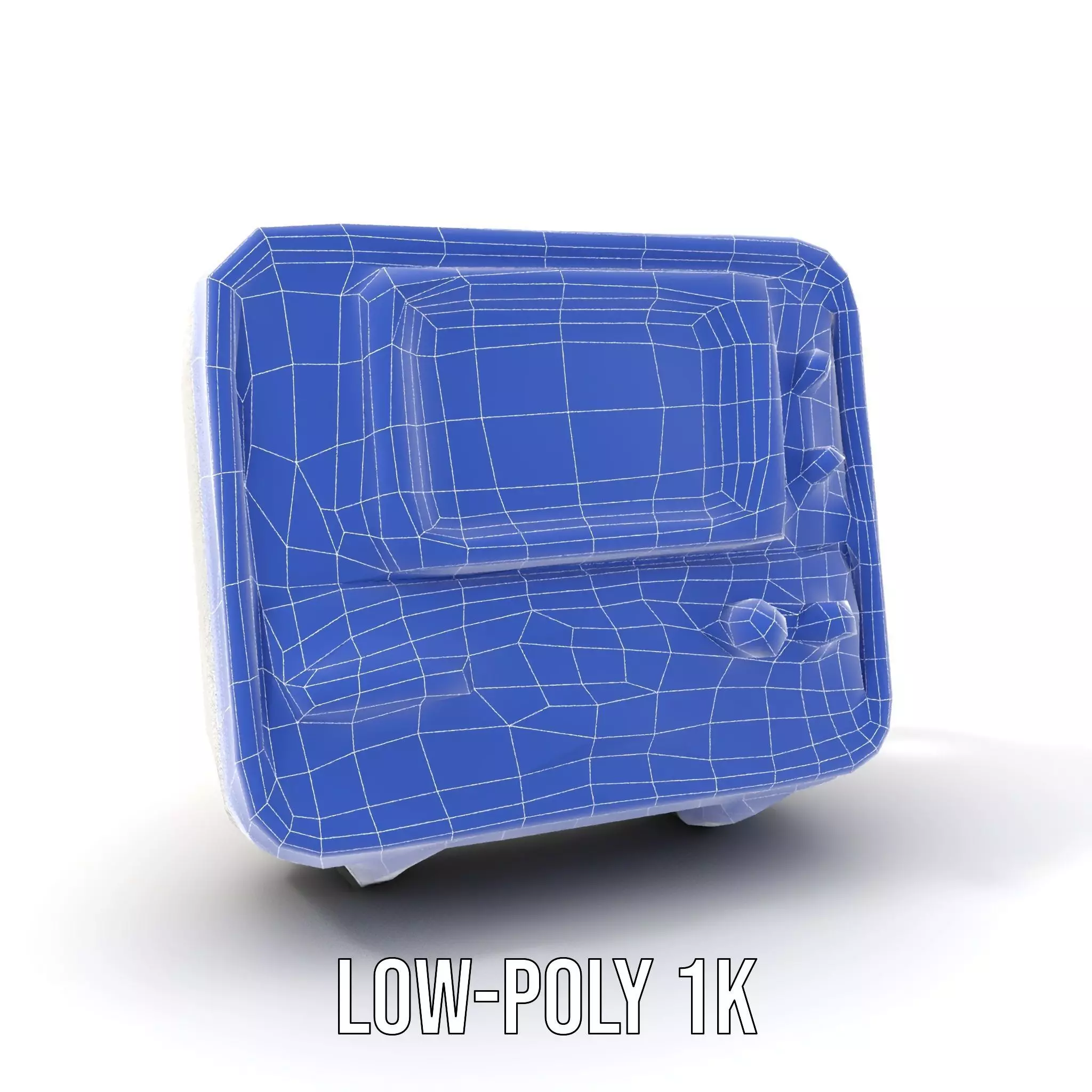 Retro Military Tech Model Pack with Monitor Low-poly 3D model_24