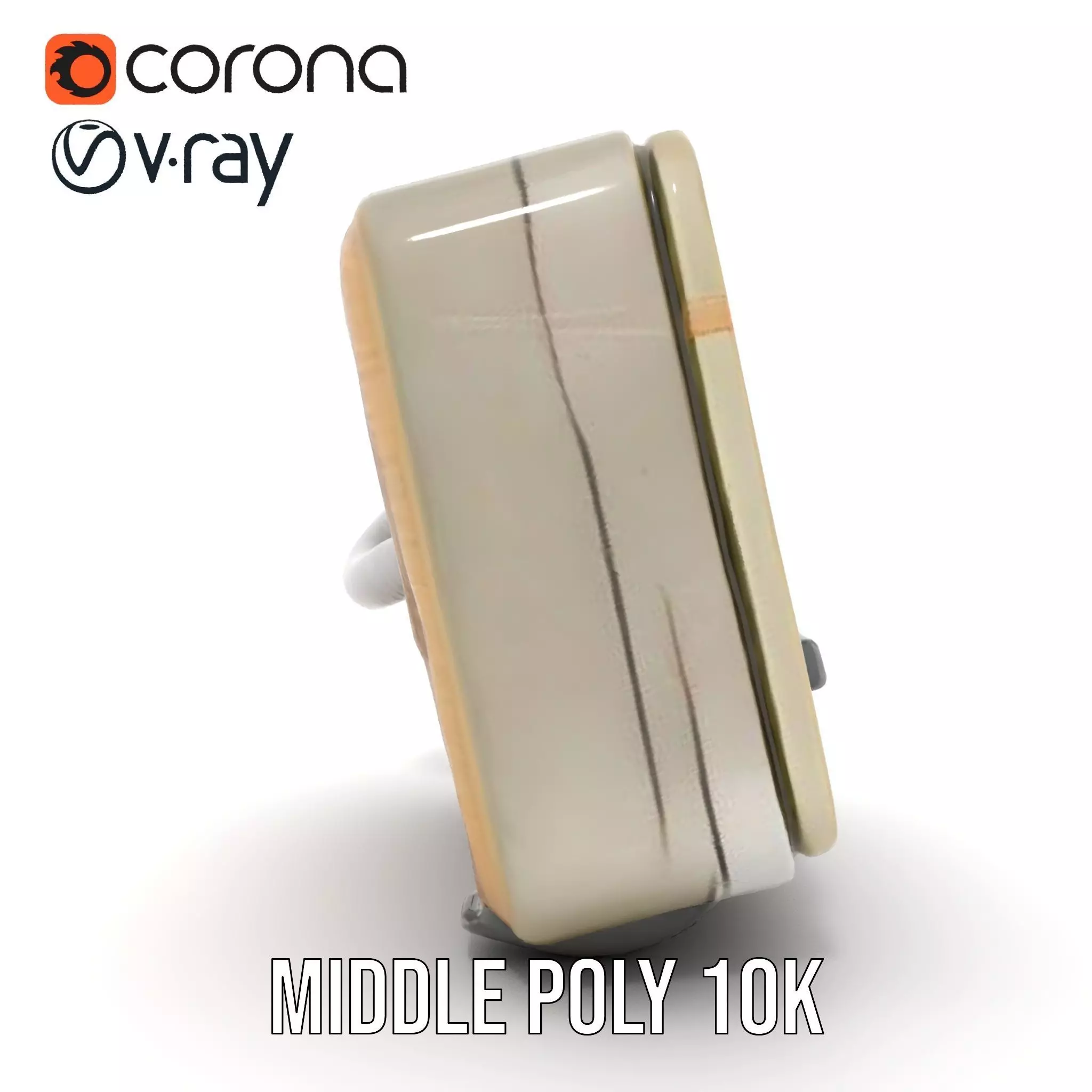 Retro Military Tech Model Pack with Monitor Low-poly 3D model_13