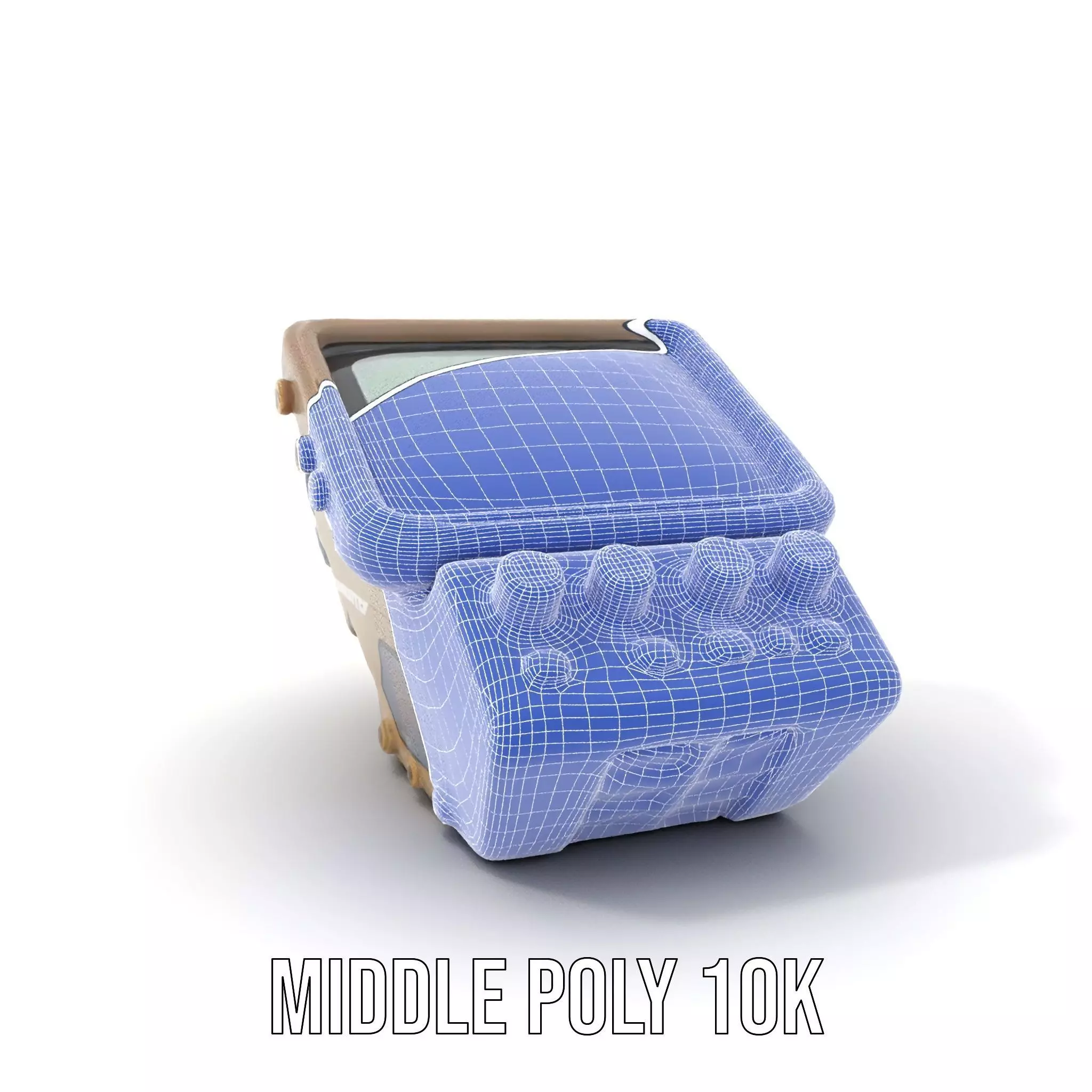 Retro Wrist Device Model Pack with Screen and Buttons Low-poly 3D model_11