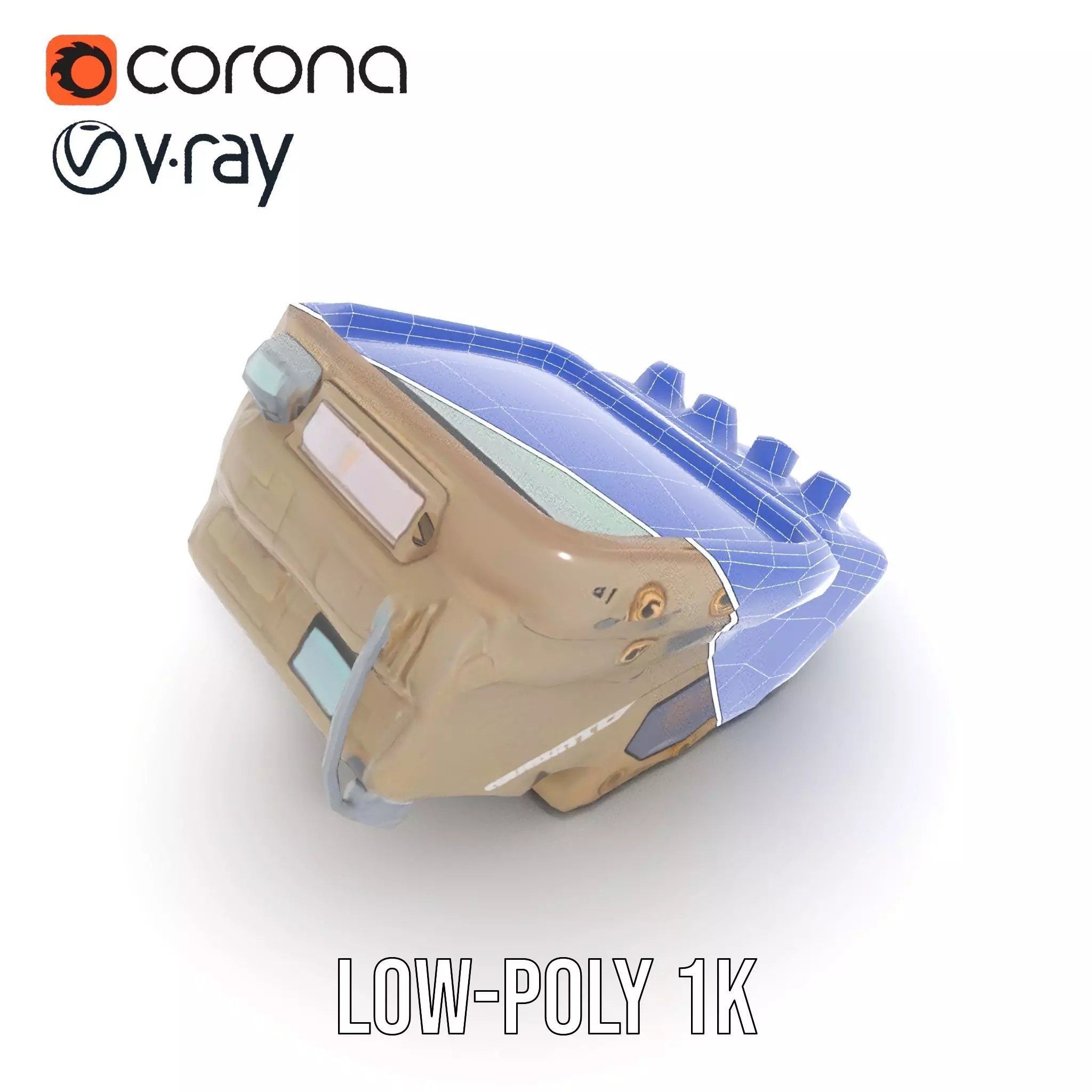 Retro Wrist Device Model Pack with Screen and Buttons Low-poly 3D model_23