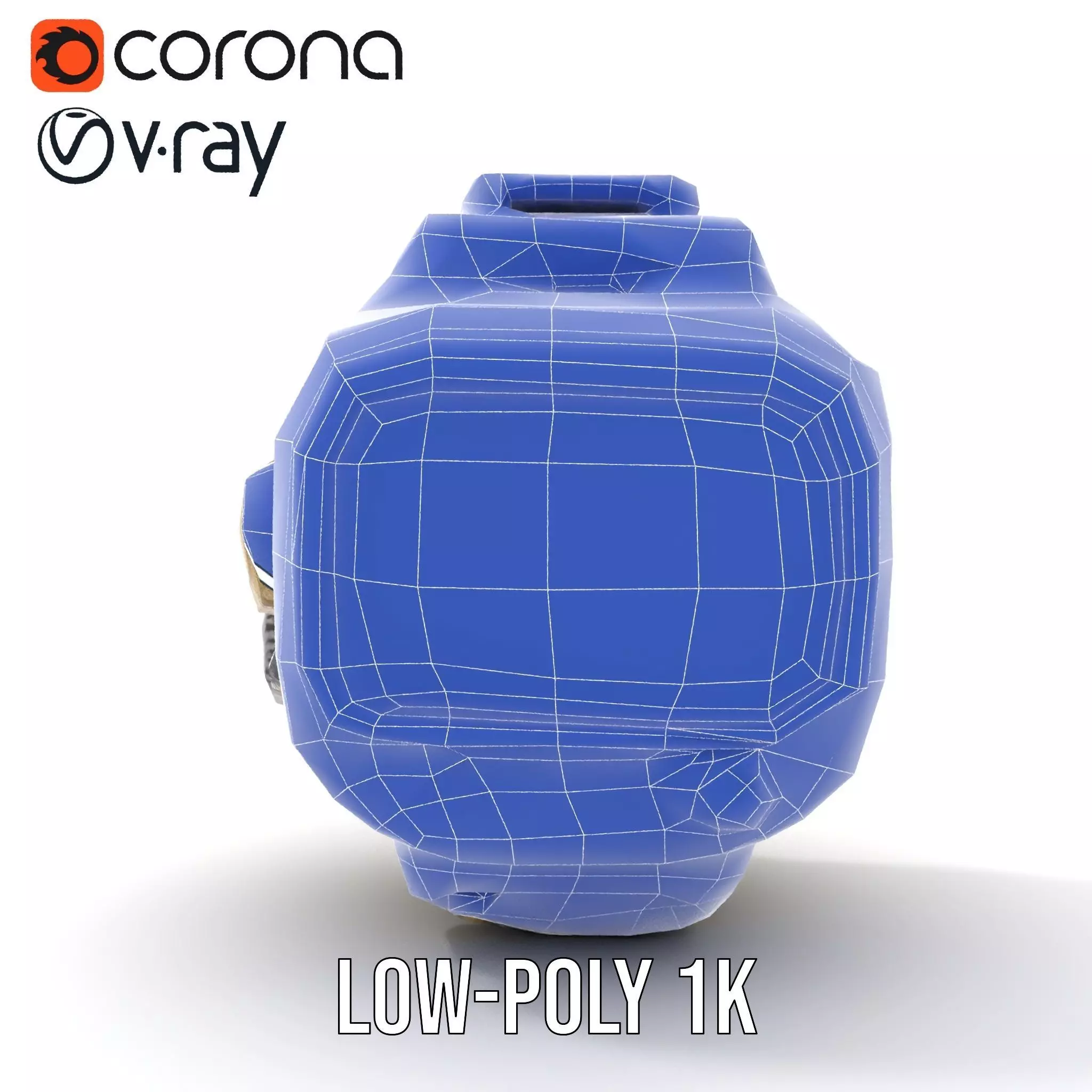 Retro Futuristic Device Display Model Pack Low-poly 3D model_24