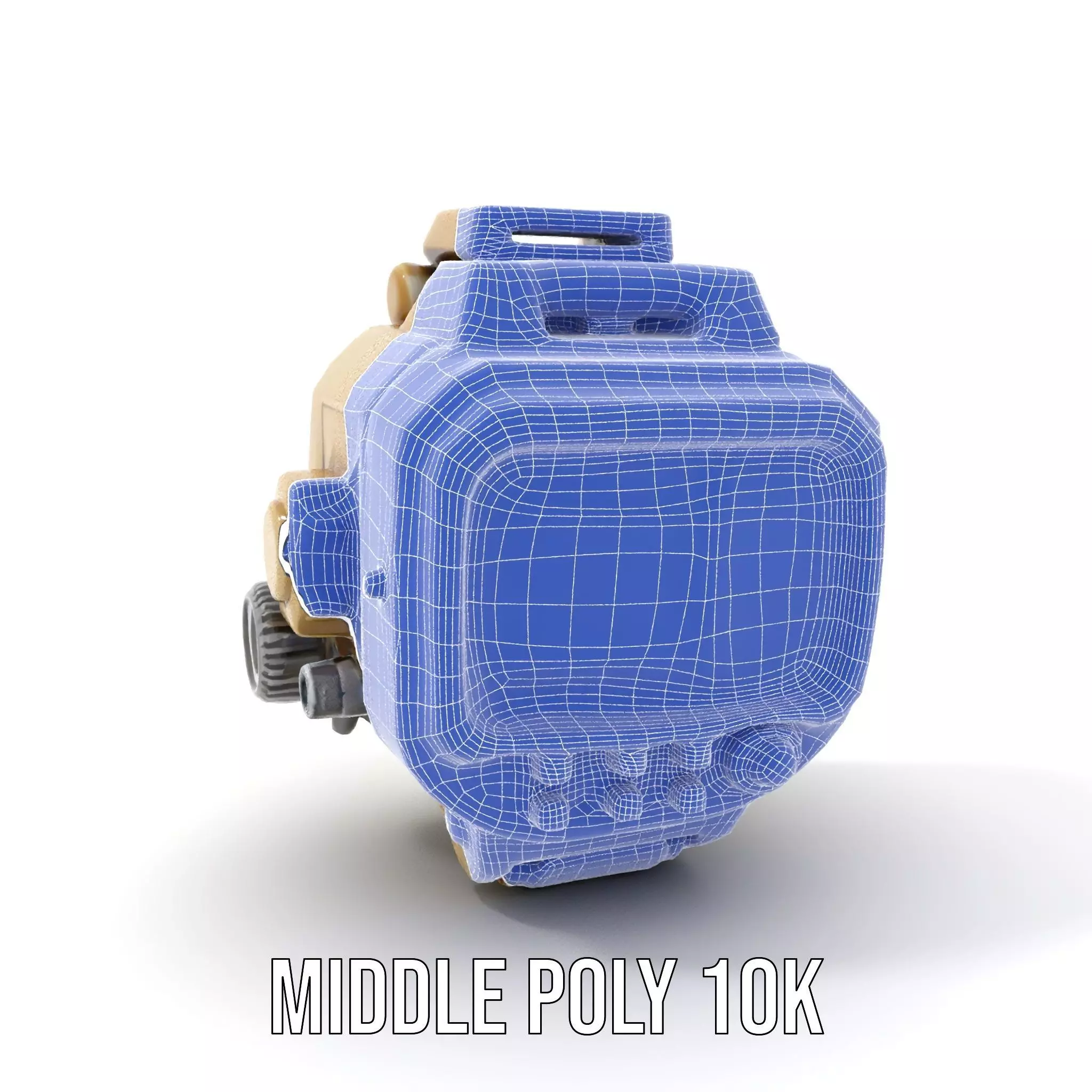 Retro Futuristic Device Display Model Pack Low-poly 3D model_23