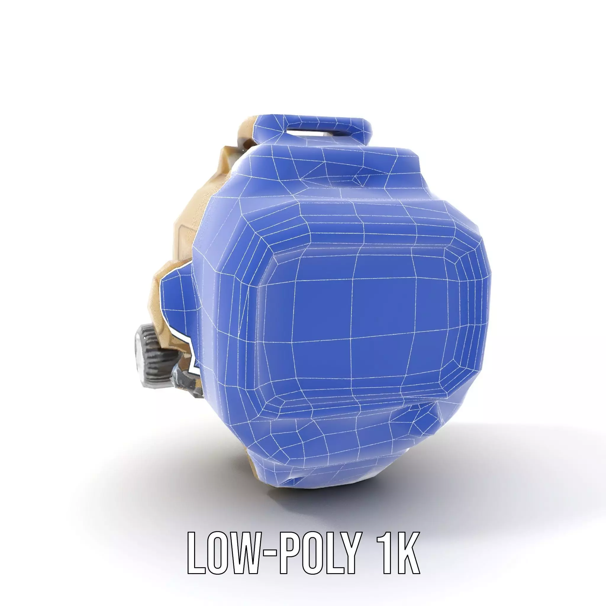 Retro Futuristic Device Display Model Pack Low-poly 3D model_27