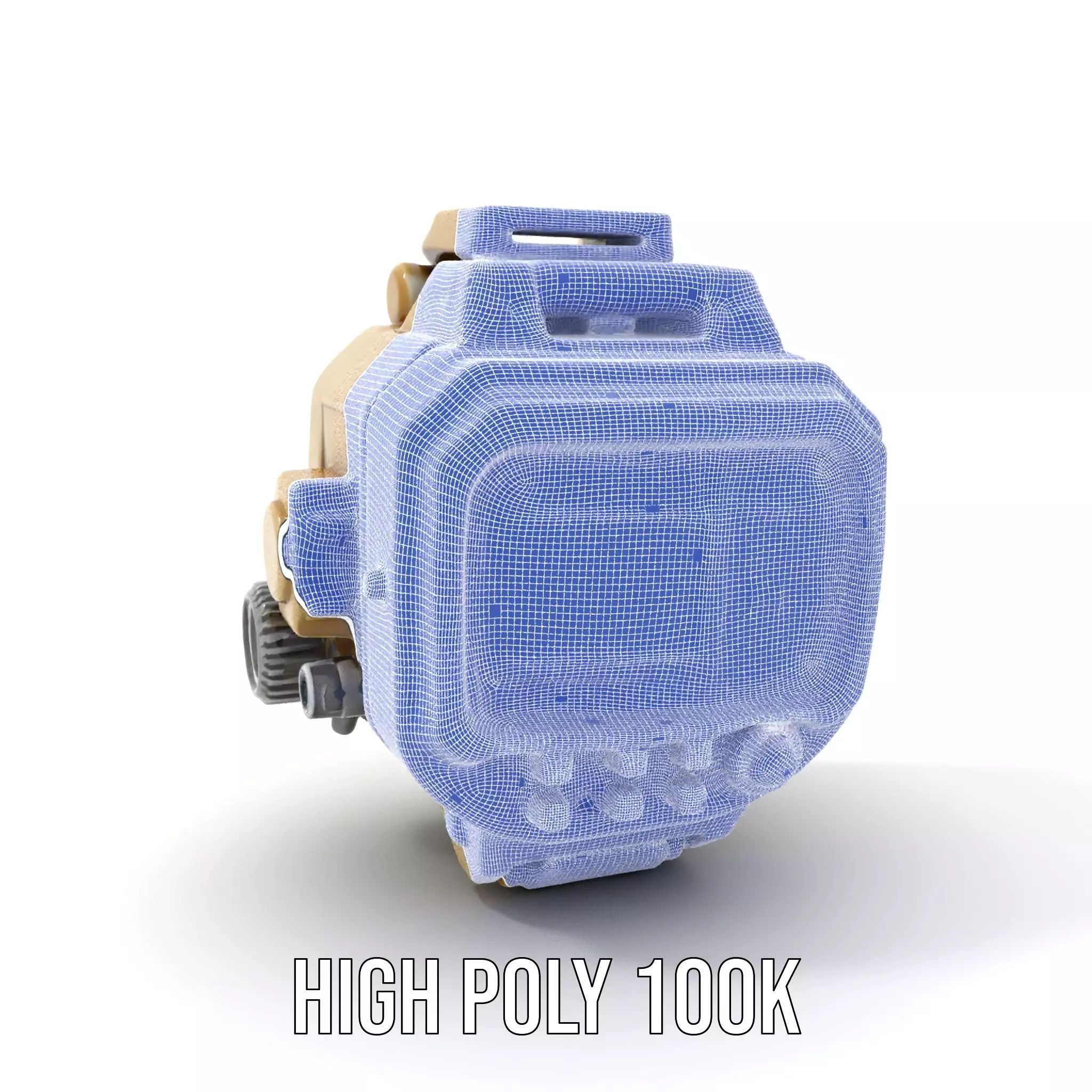 Retro Futuristic Device Display Model Pack Low-poly 3D model_4