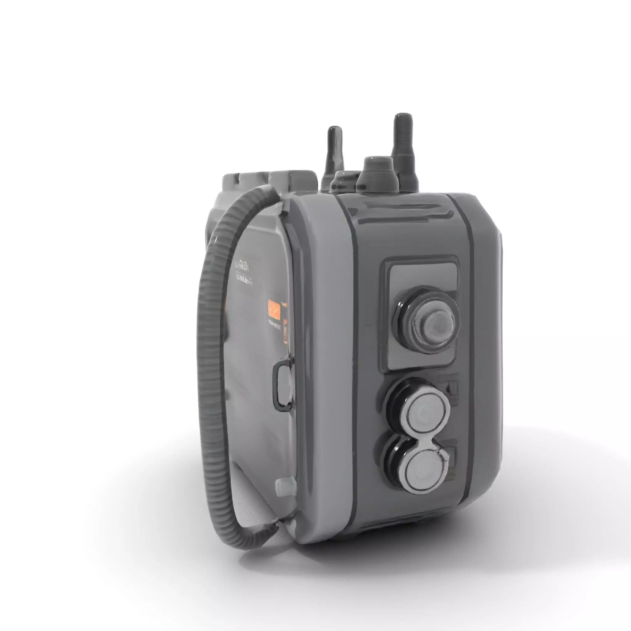 Retro Military Tactical Device Model Pack Low-poly 3D model_7