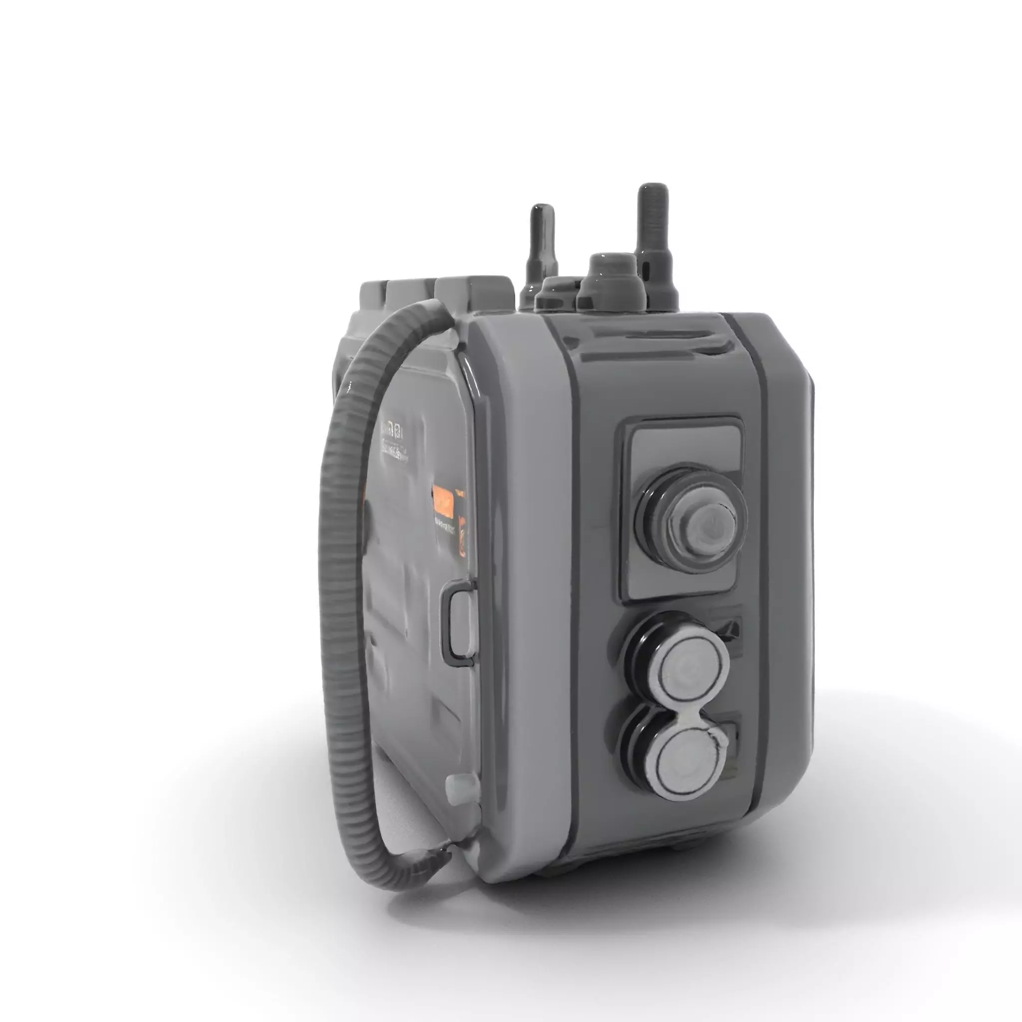 Retro Military Tactical Device Model Pack Low-poly 3D model_0