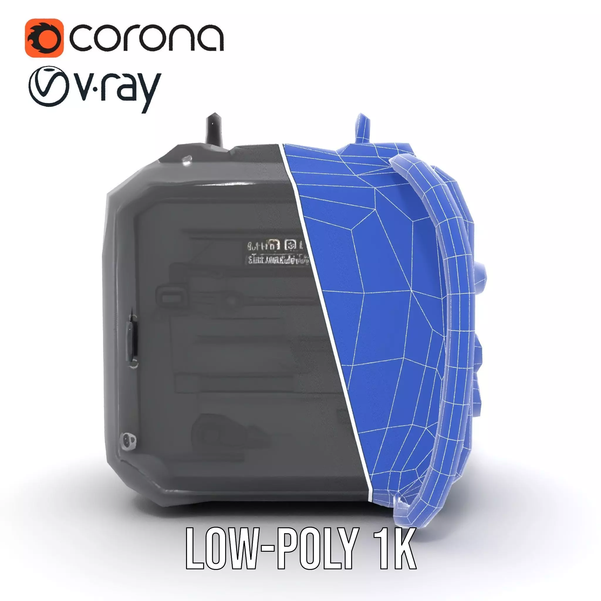 Retro Military Tactical Device Model Pack Low-poly 3D model_31