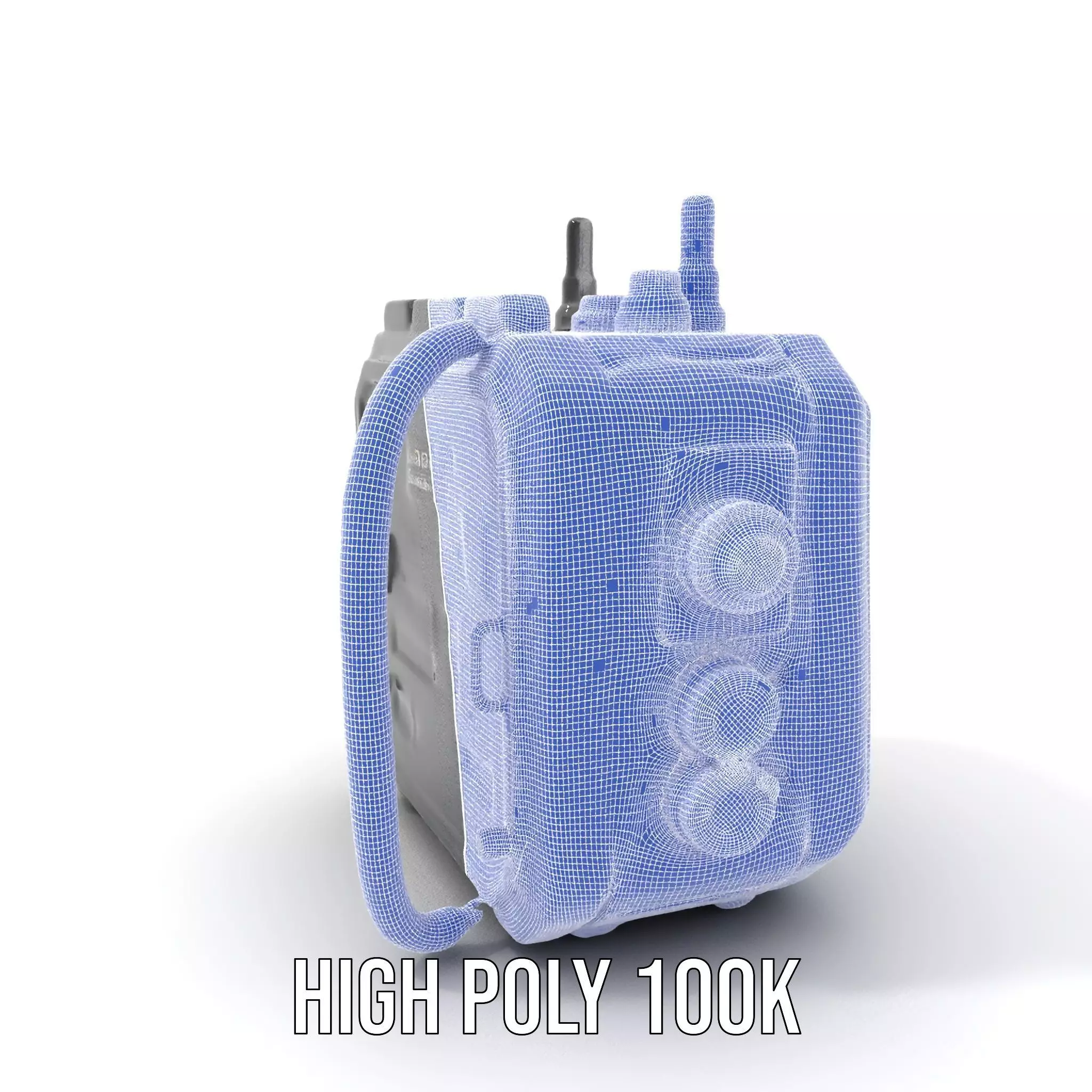 Retro Military Tactical Device Model Pack Low-poly 3D model_5