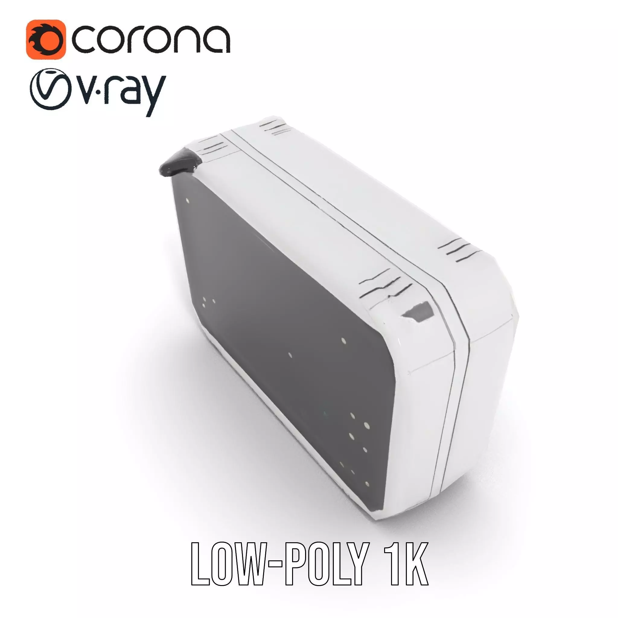 Futuristic Control Panel Model Pack for Game and Animation Low-poly 3D model_17