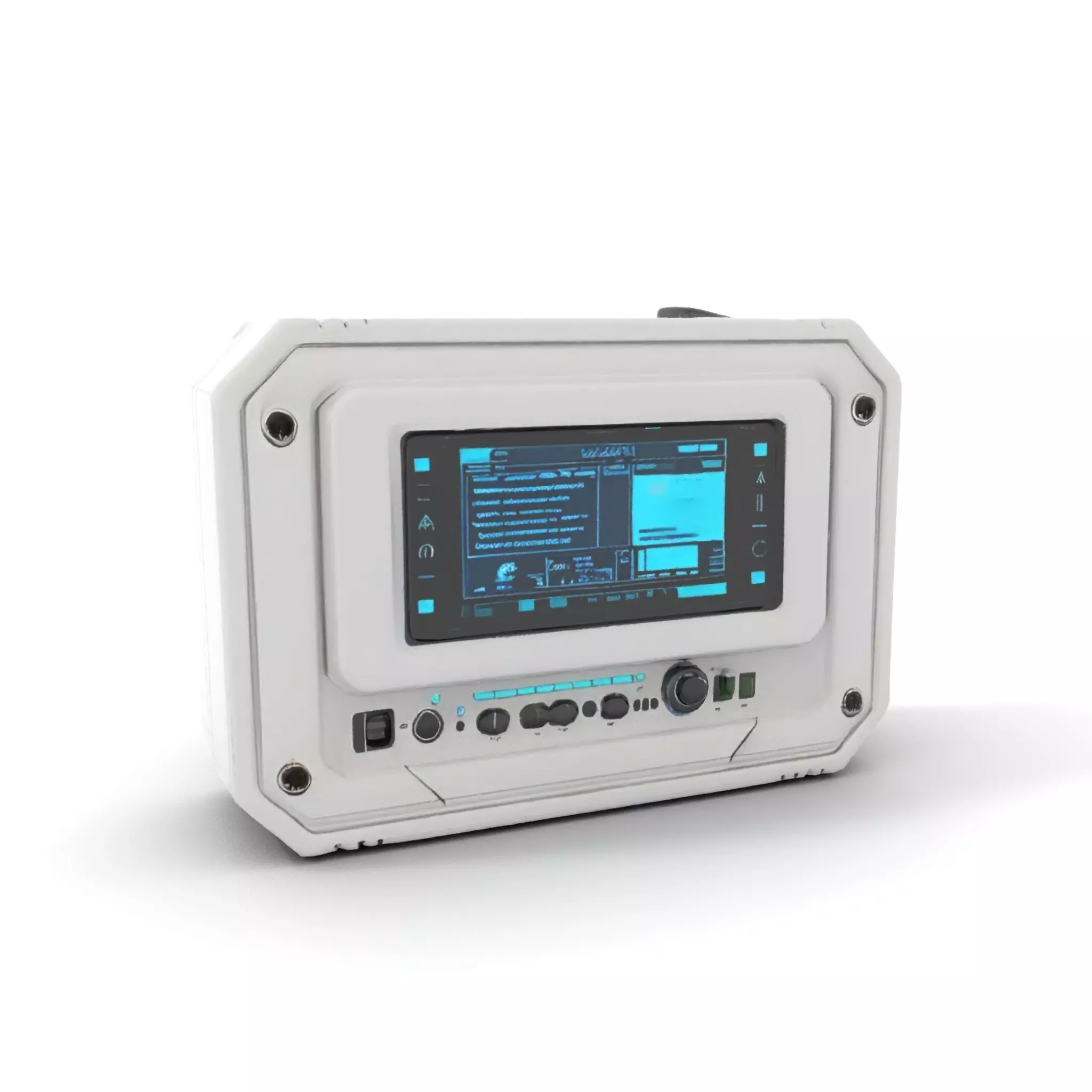 Futuristic Control Panel Model Pack for Game and Animation Low-poly 3D model_11