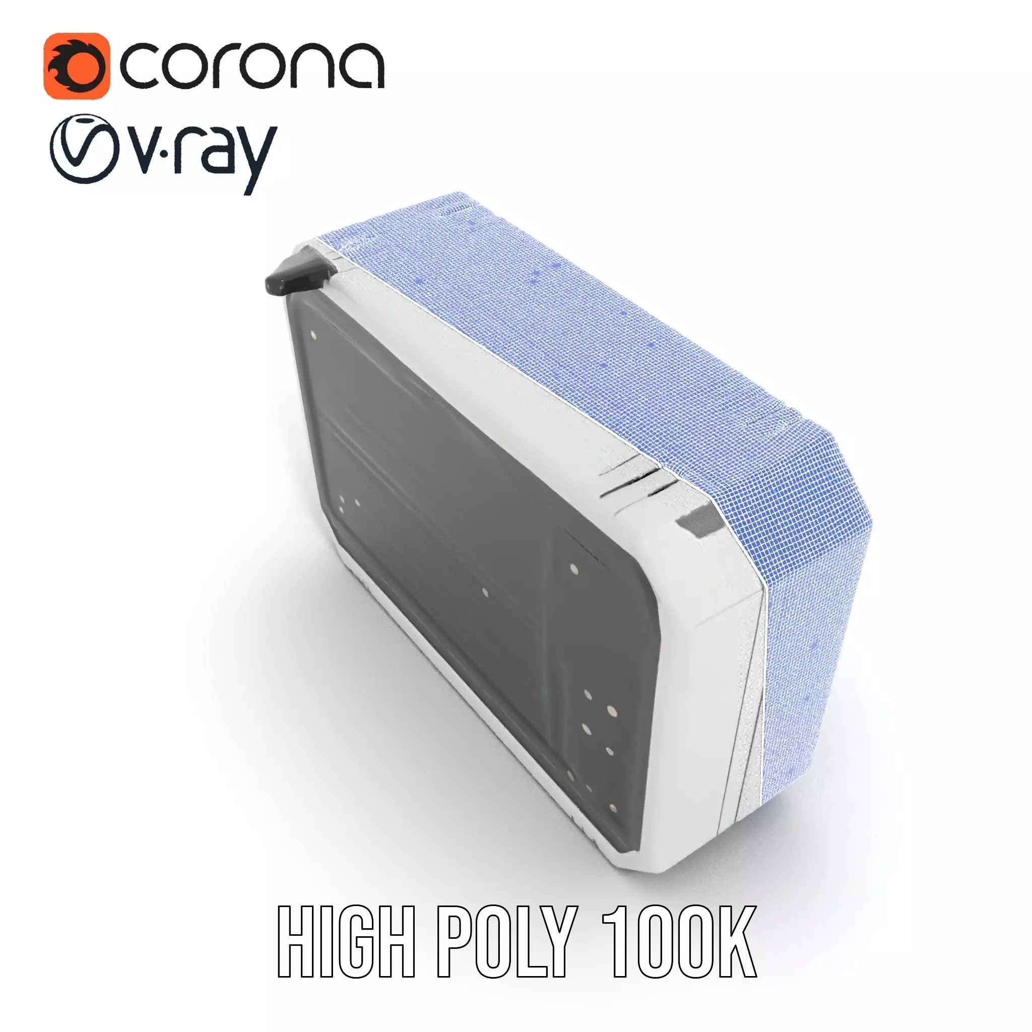 Futuristic Control Panel Model Pack for Game and Animation Low-poly 3D model_34