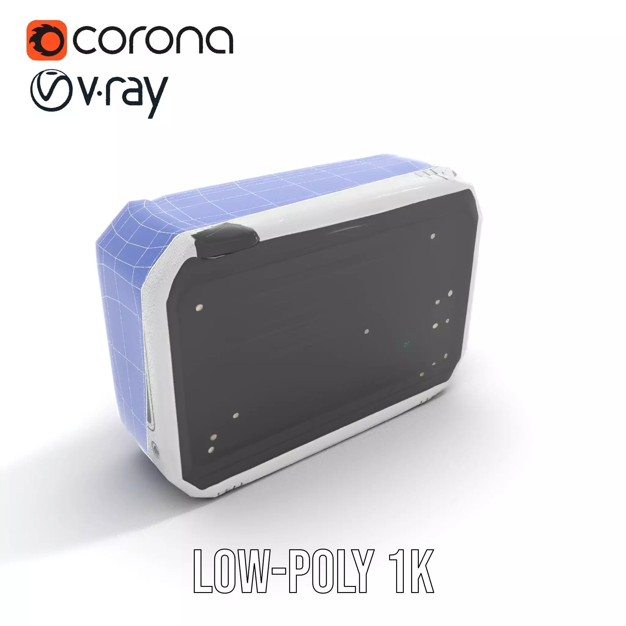 Futuristic Control Panel Model Pack for Game and Animation Low-poly 3D model_28