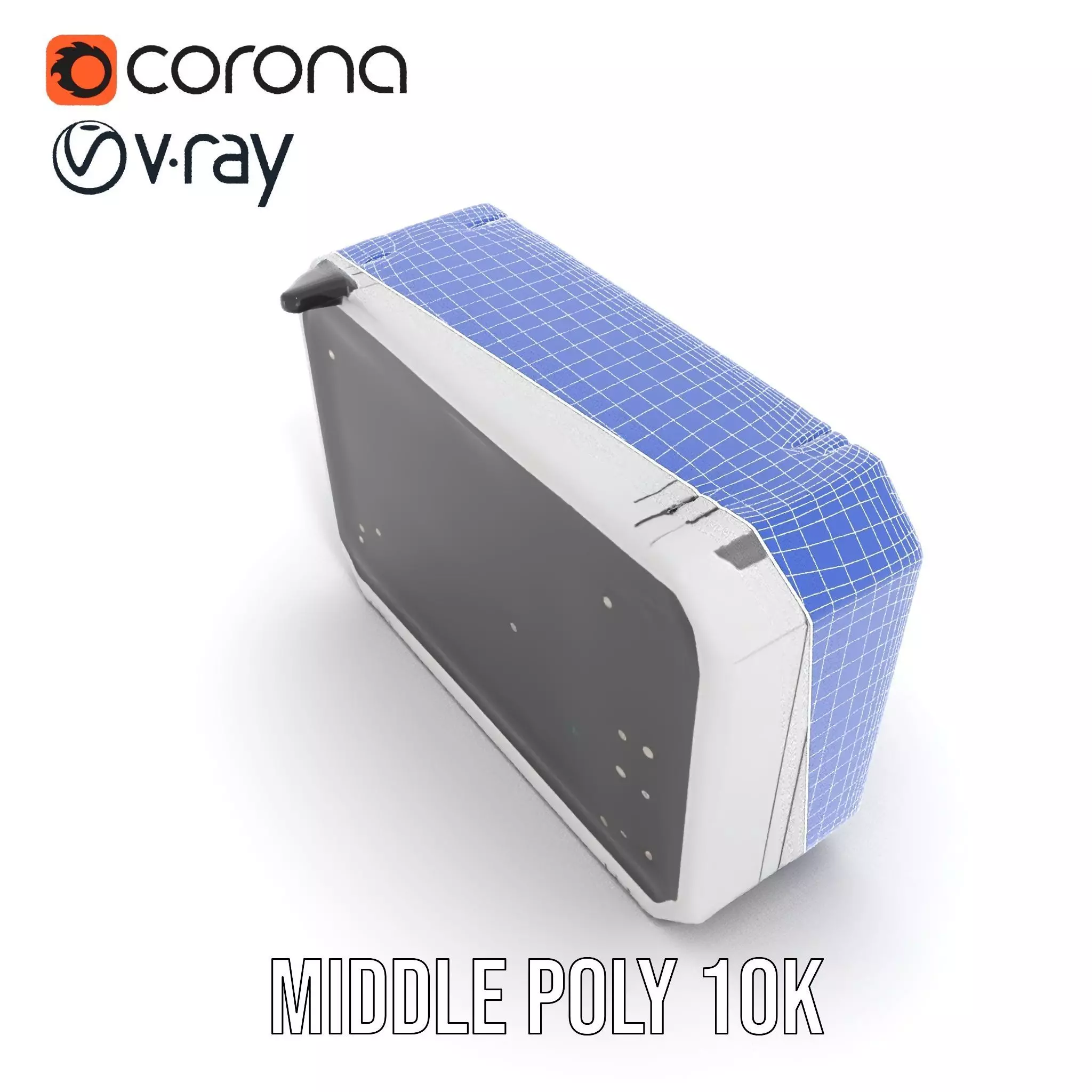 Futuristic Control Panel Model Pack for Game and Animation Low-poly 3D model_24