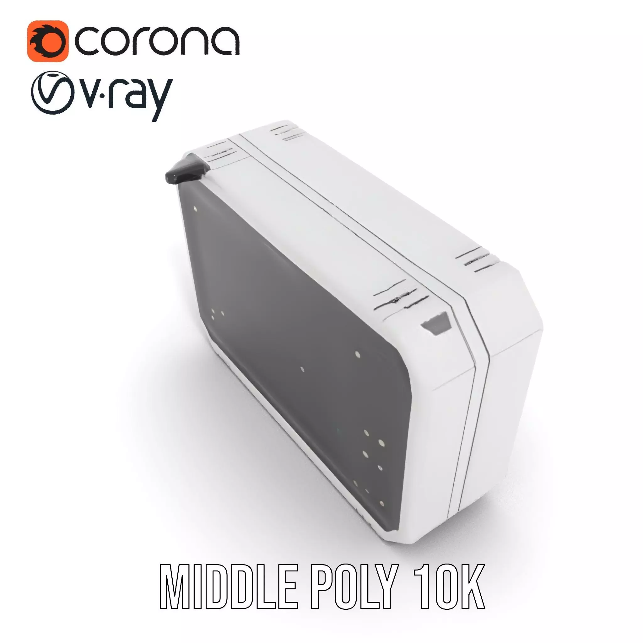 Futuristic Control Panel Model Pack for Game and Animation Low-poly 3D model_5