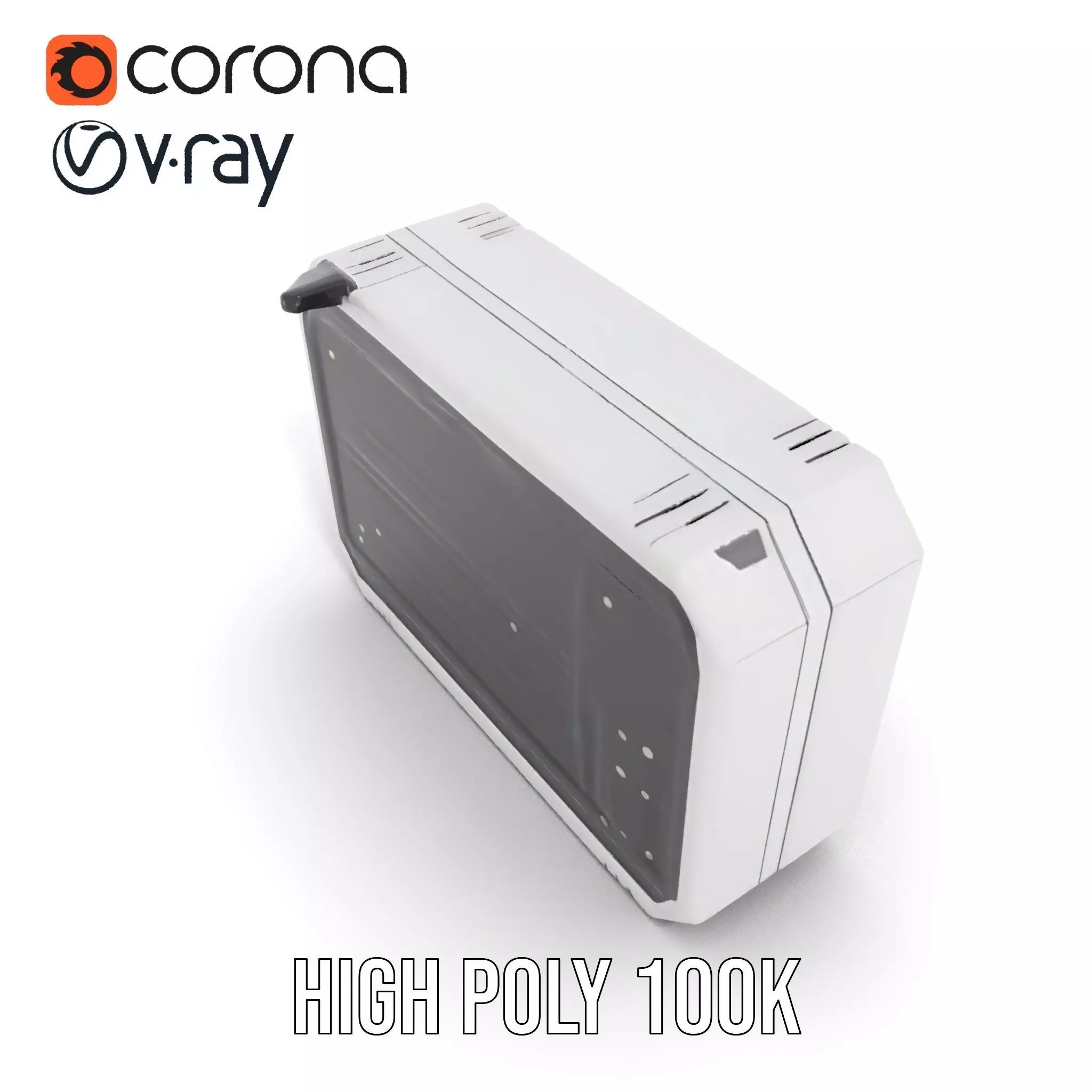 Futuristic Control Panel Model Pack for Game and Animation Low-poly 3D model_15