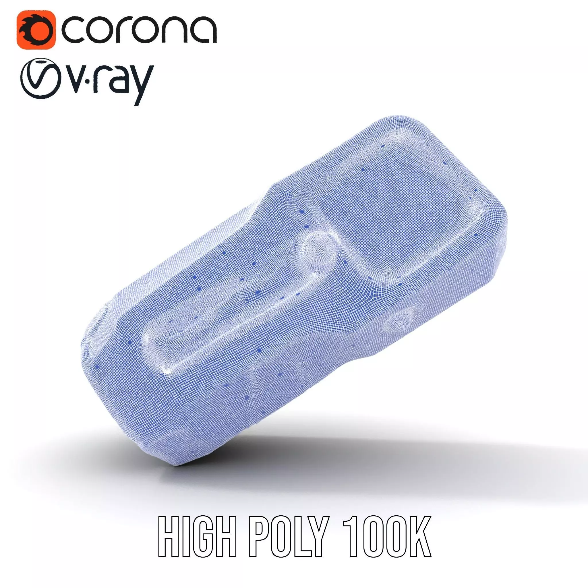 Compact Laser Rangefinder Model Pack with Digital Display Low-poly 3D model_33