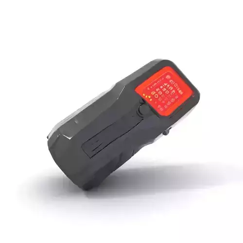 Compact Laser Rangefinder Model Pack with Digital Display Low-poly 3D model