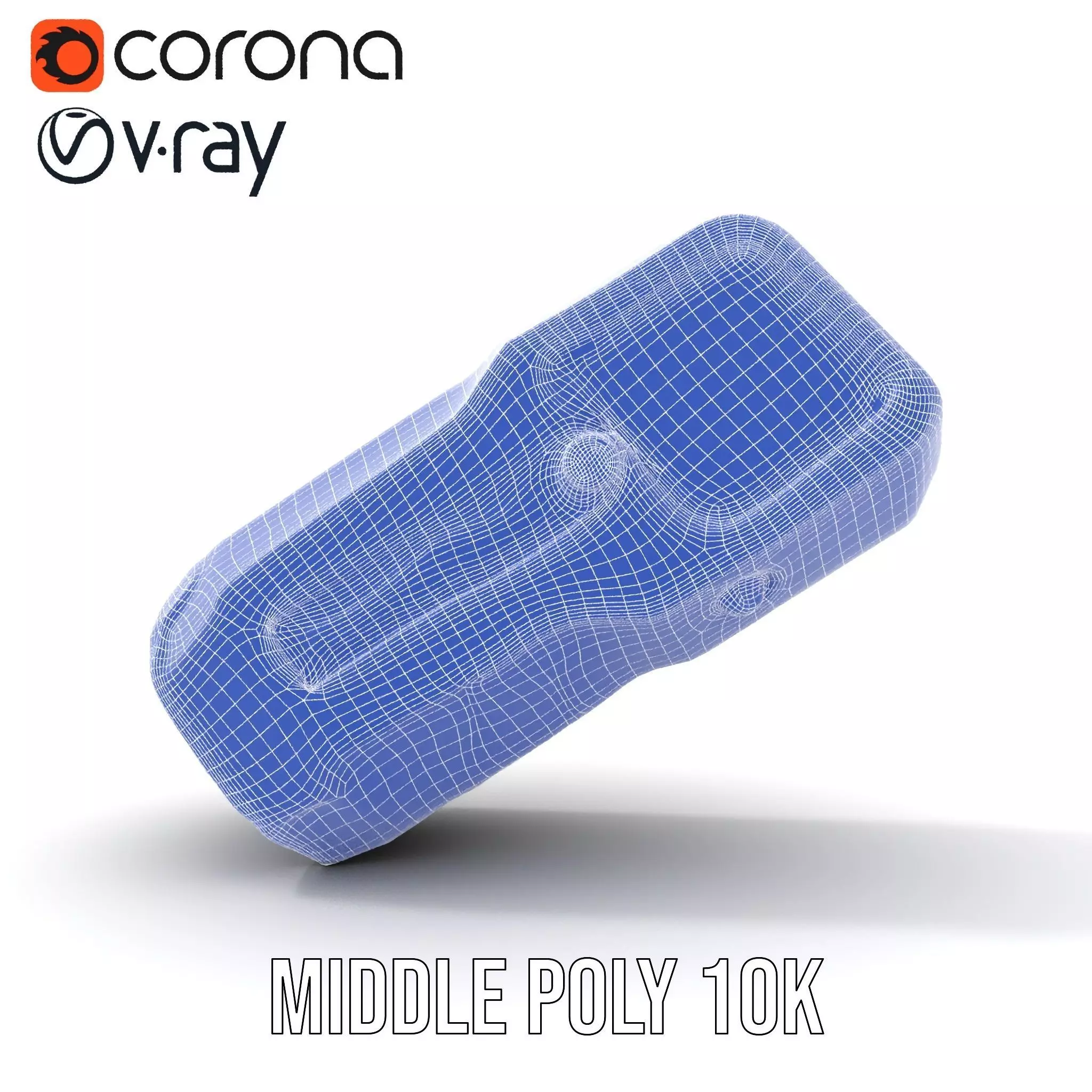 Compact Laser Rangefinder Model Pack with Digital Display Low-poly 3D model_22