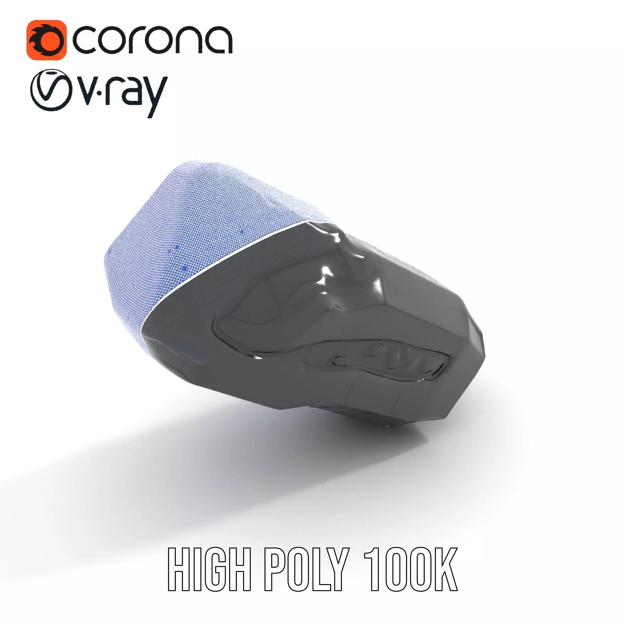 Compact Laser Rangefinder Model Pack with Digital Display Low-poly 3D model_24