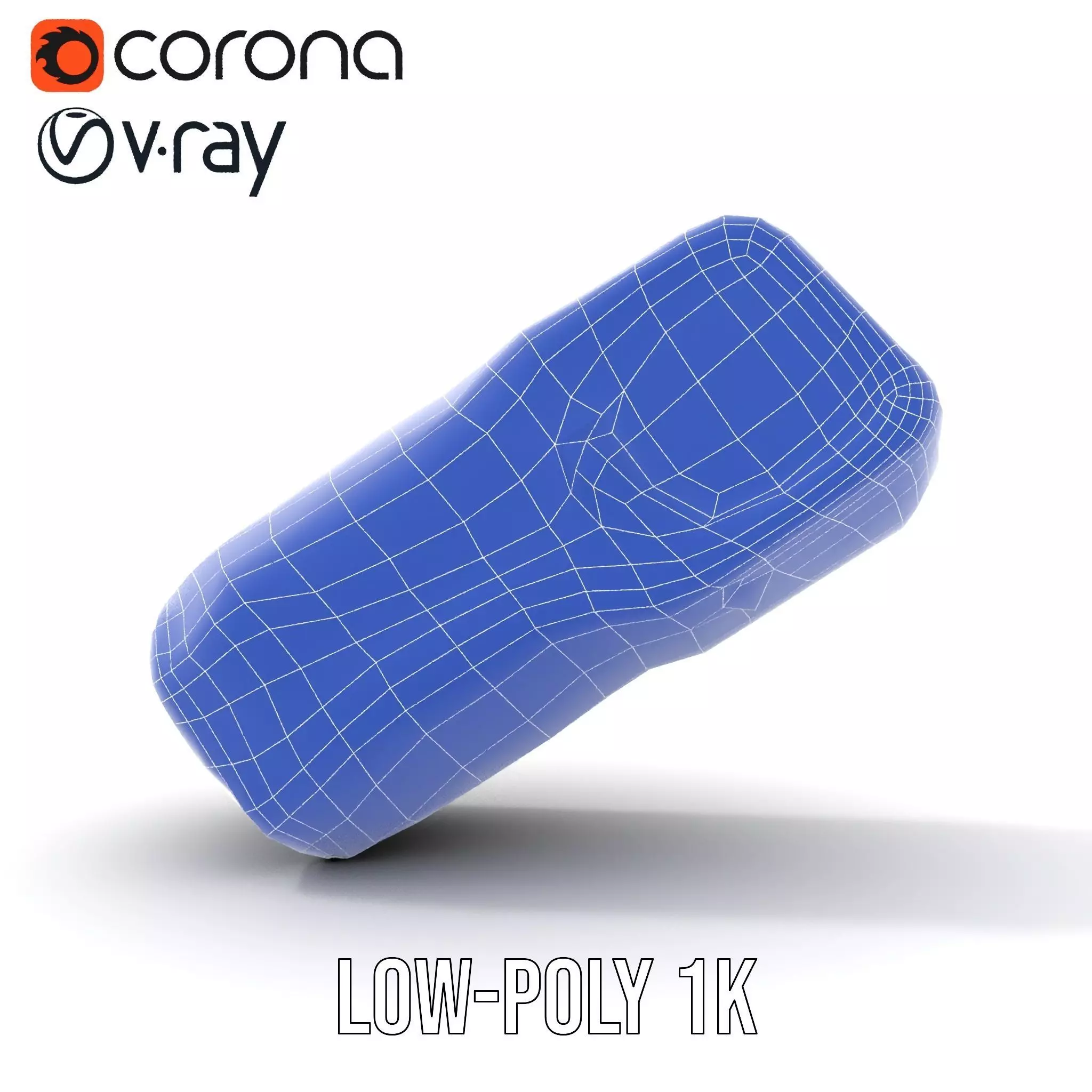 Compact Laser Rangefinder Model Pack with Digital Display Low-poly 3D model_26