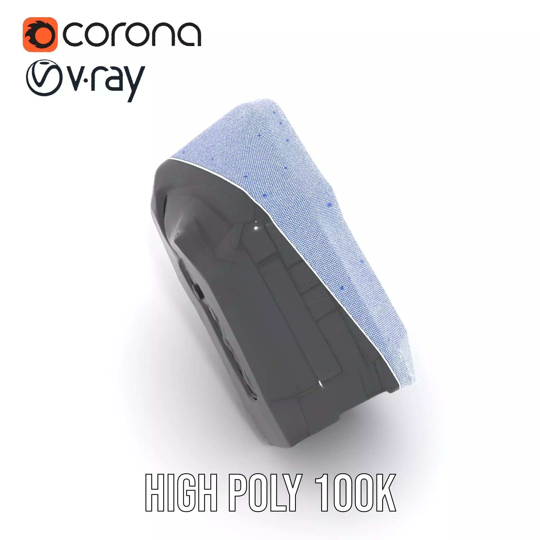 Compact Laser Rangefinder Model Pack with Digital Display Low-poly 3D model_34