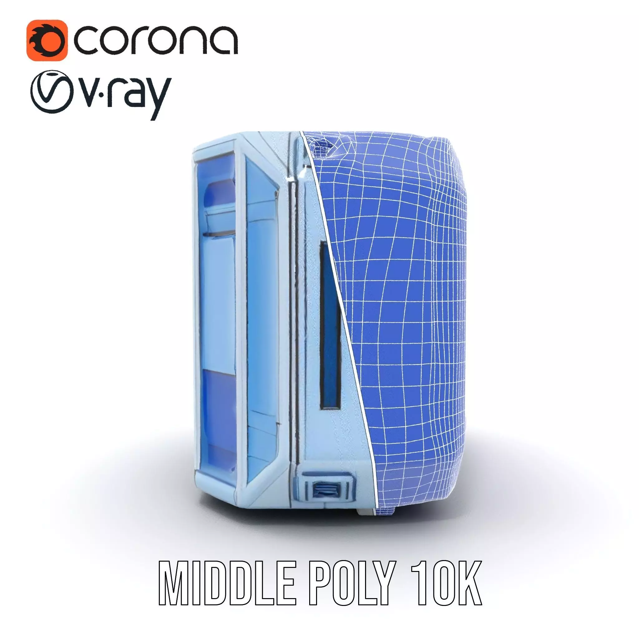 Futuristic Control Panel Model Pack with Interactive UI Display Low-poly 3D model_29