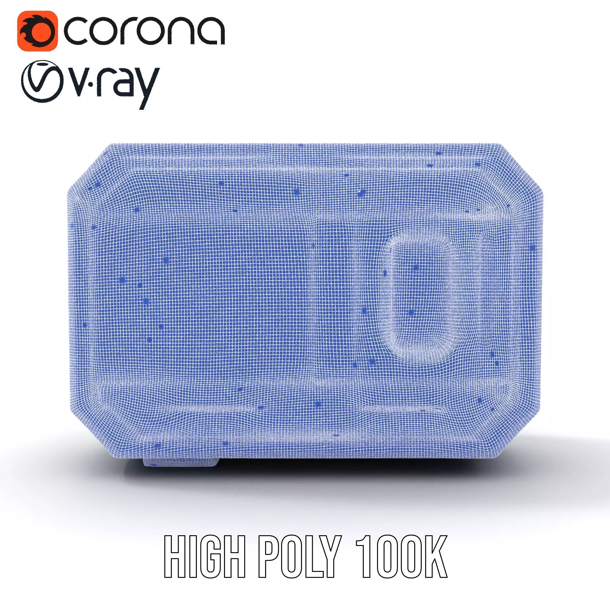 Futuristic Control Panel Model Pack with Interactive UI Display Low-poly 3D model_31