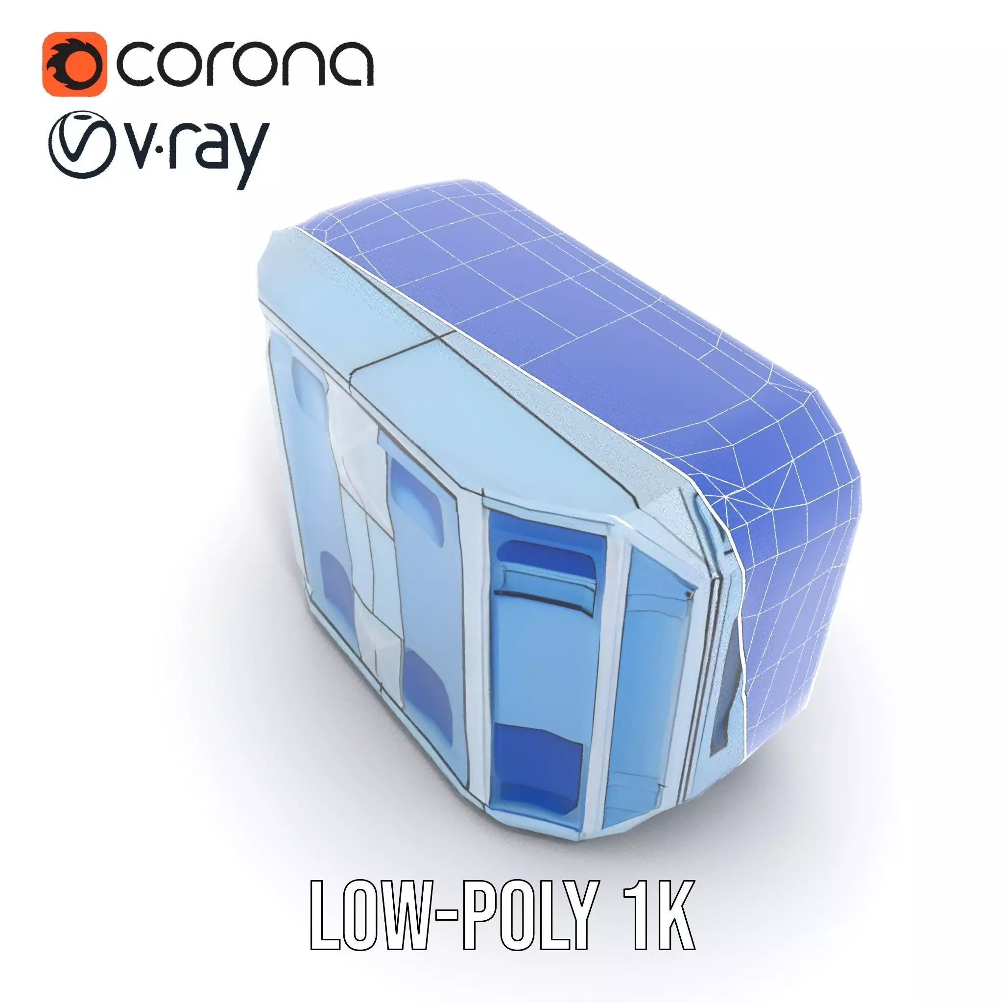 Futuristic Control Panel Model Pack with Interactive UI Display Low-poly 3D model_17