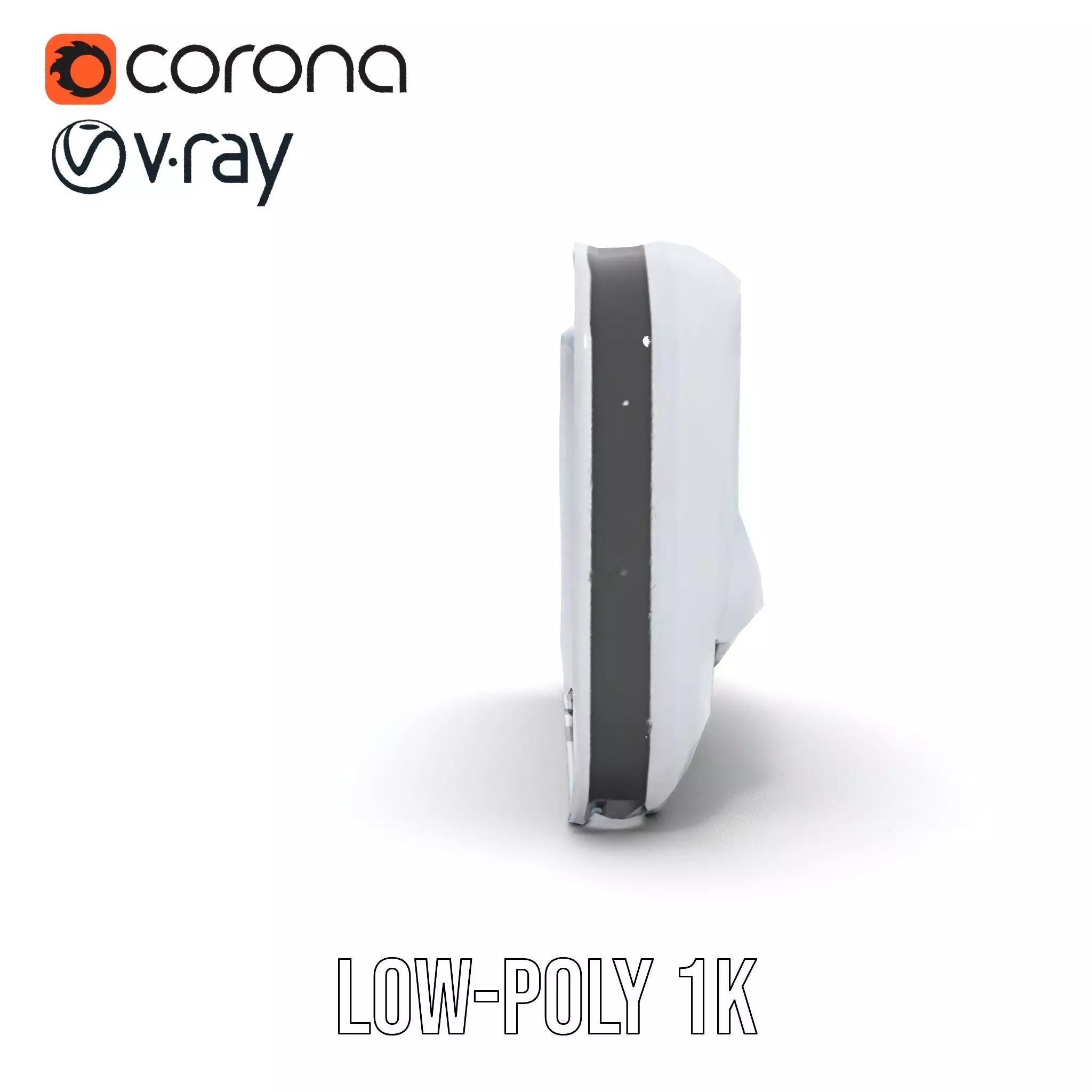 Futuristic Control Panel Model Pack Low-poly 3D model_15