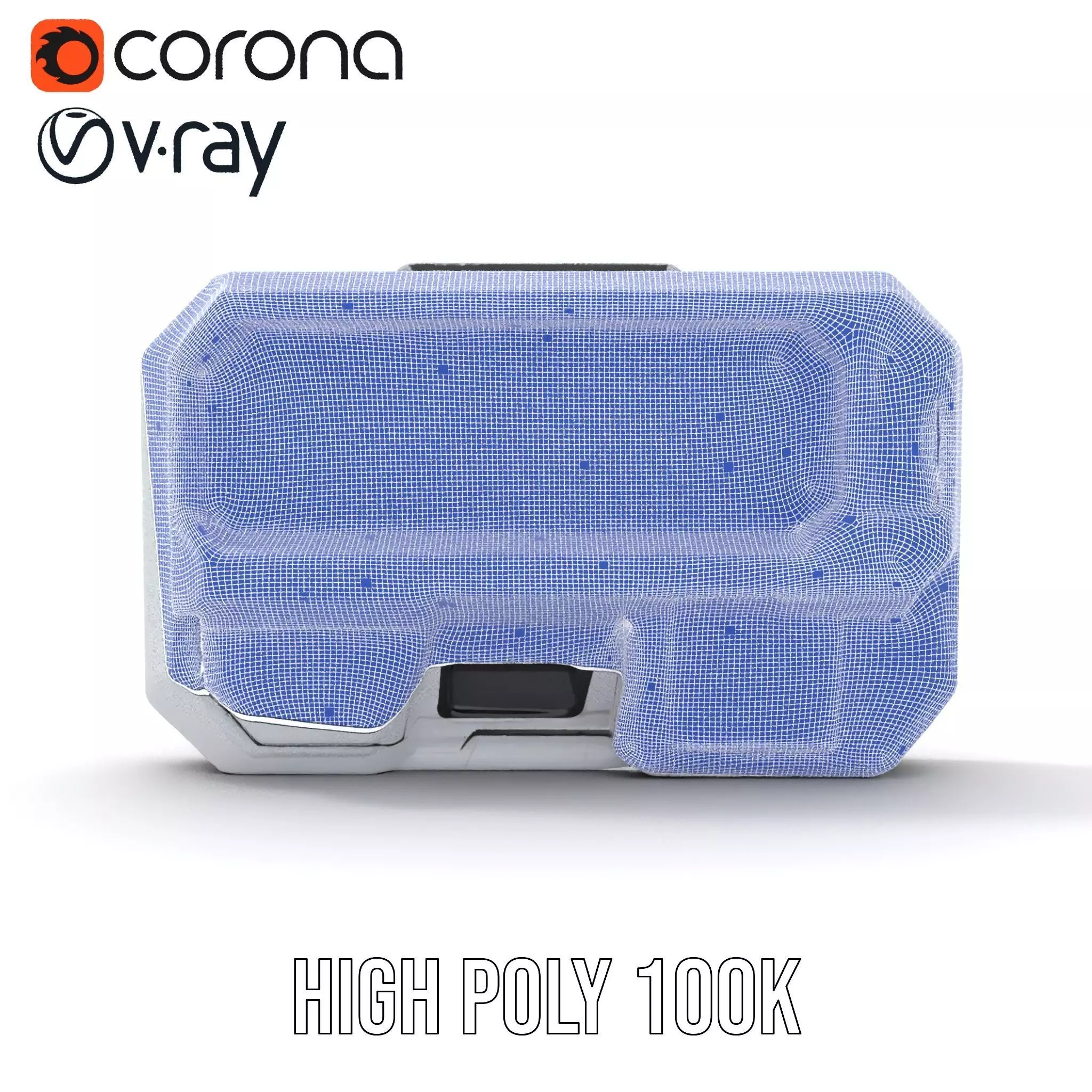 Futuristic Control Panel Model Pack Low-poly 3D model_35