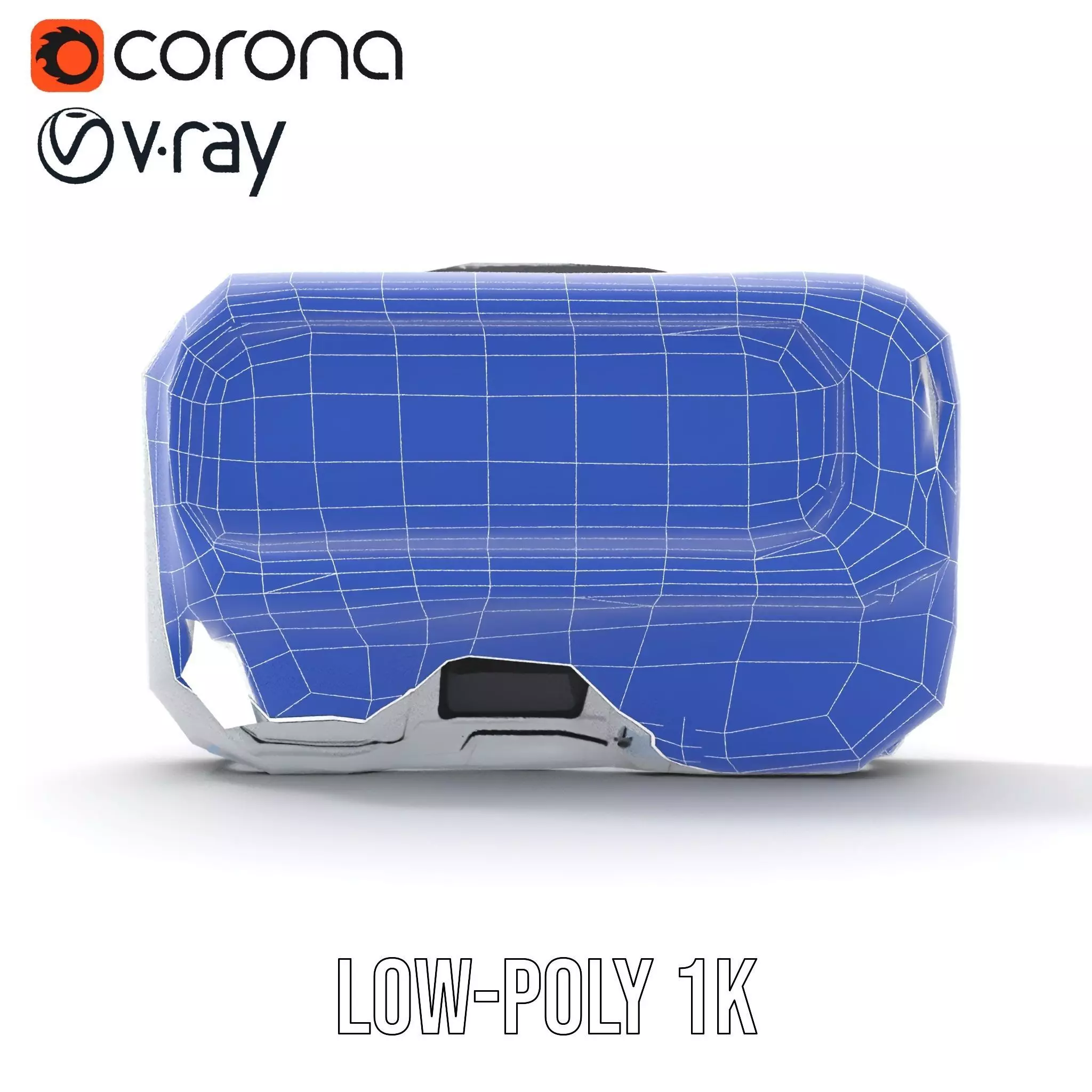 Futuristic Control Panel Model Pack Low-poly 3D model_29