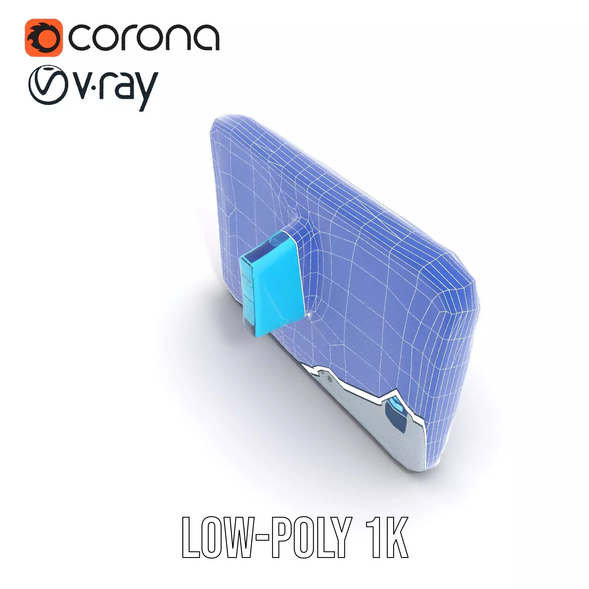 Futuristic Control Panel Holographic Display Model Pack Low-poly 3D model_22