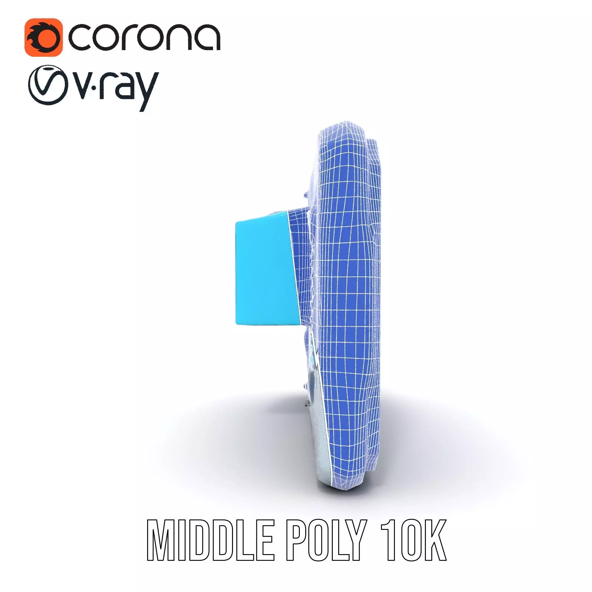 Futuristic Control Panel Holographic Display Model Pack Low-poly 3D model_29