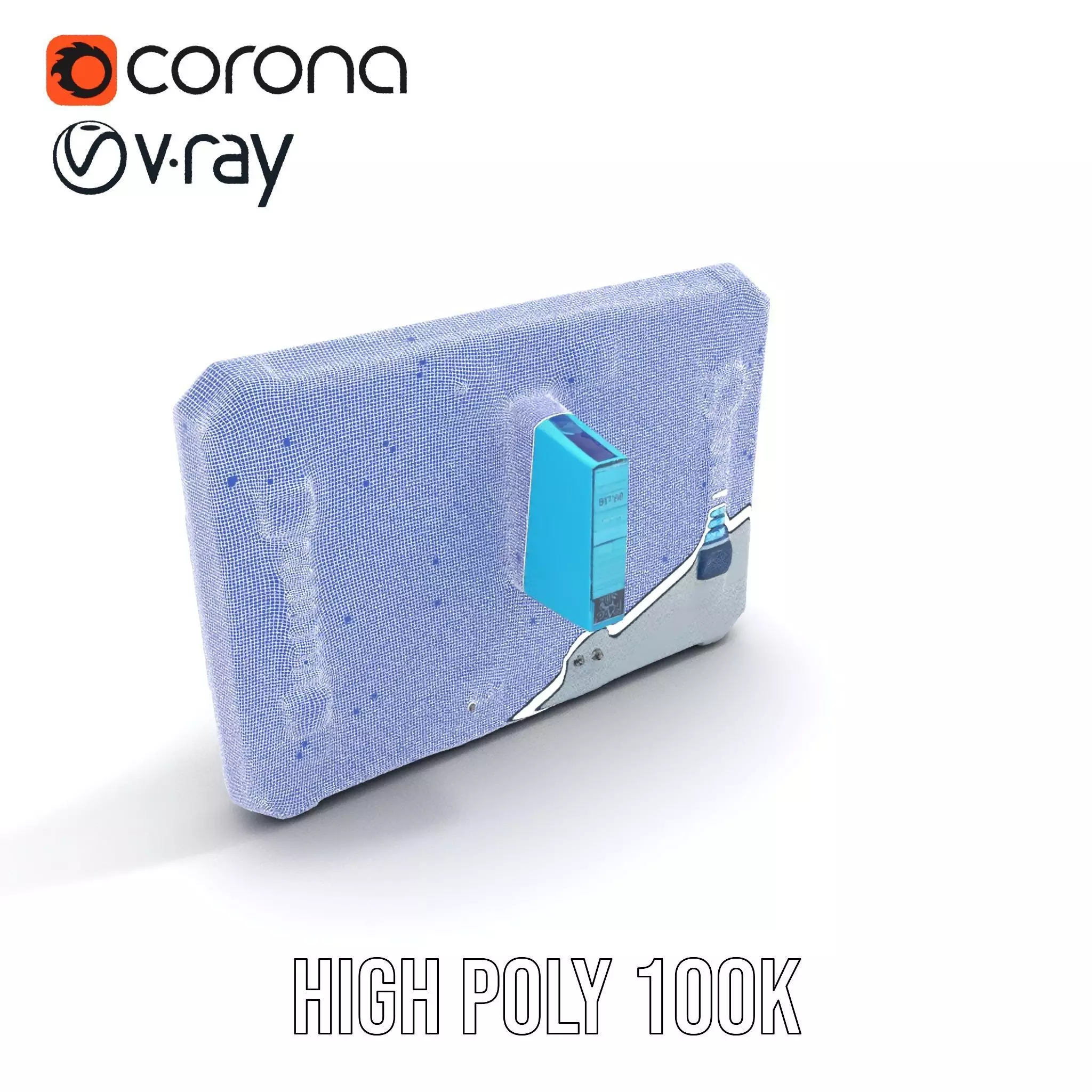 Futuristic Control Panel Holographic Display Model Pack Low-poly 3D model_17