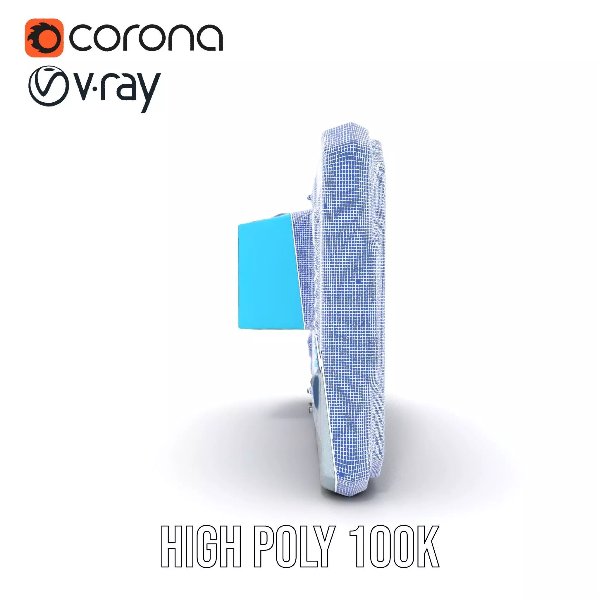 Futuristic Control Panel Holographic Display Model Pack Low-poly 3D model_34