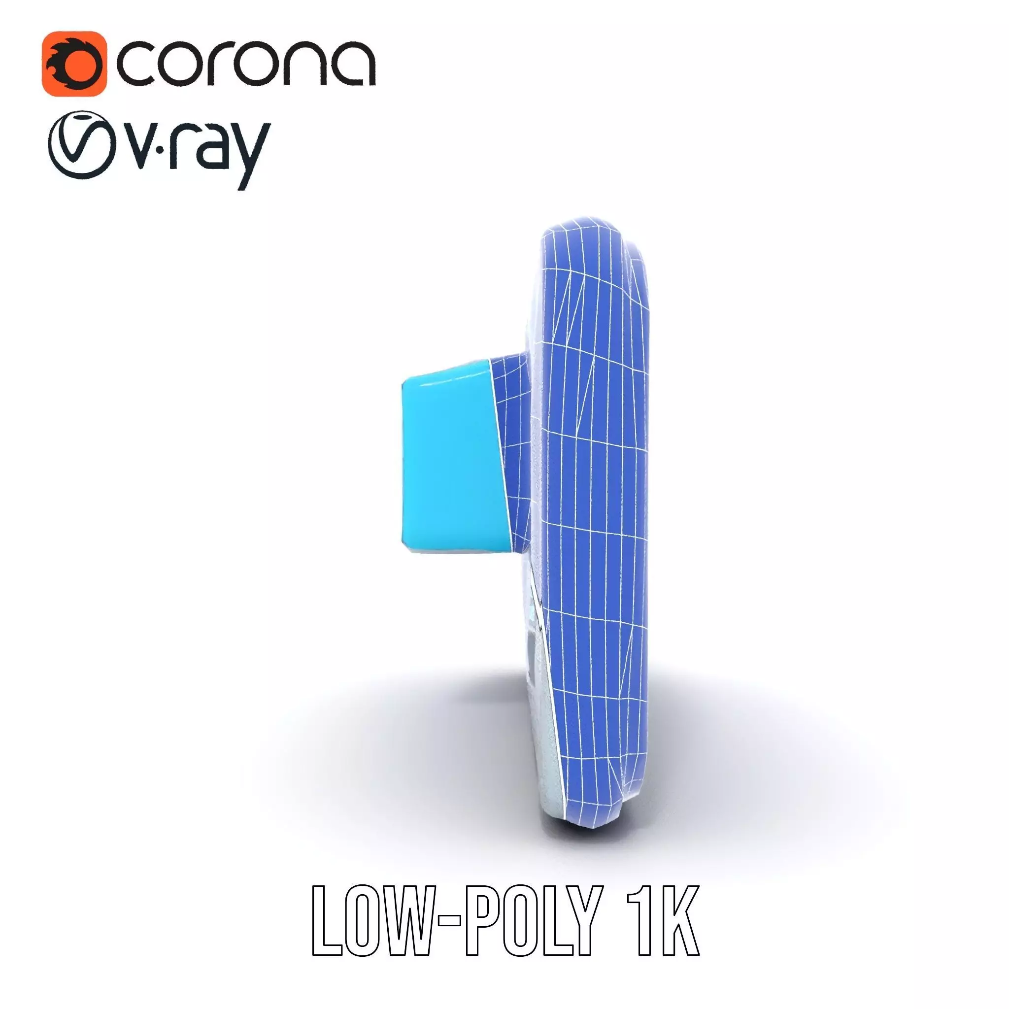 Futuristic Control Panel Holographic Display Model Pack Low-poly 3D model_14