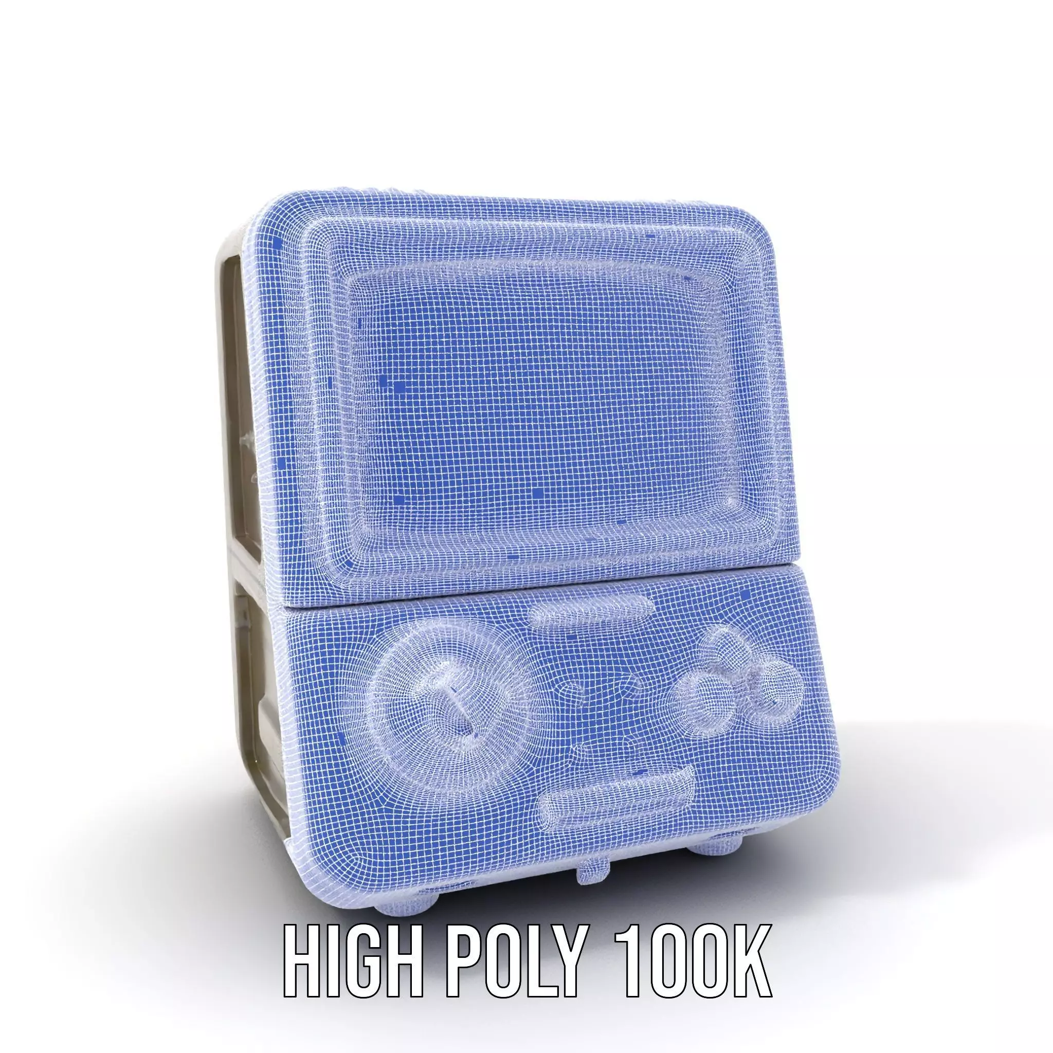 Retro Military Console Model Pack for Vintage Themed Projects Low-poly 3D model_4