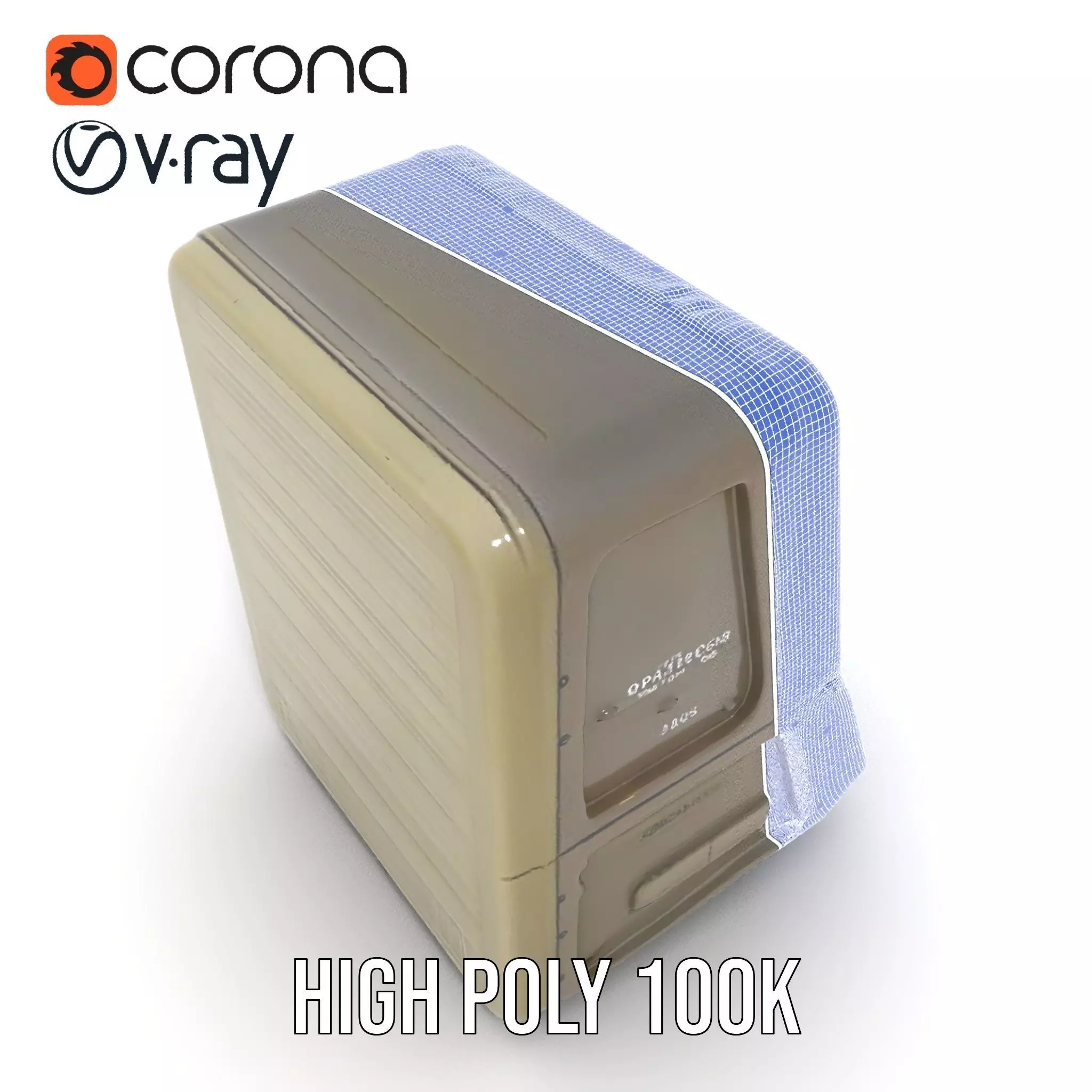 Retro Military Console Model Pack for Vintage Themed Projects Low-poly 3D model_31