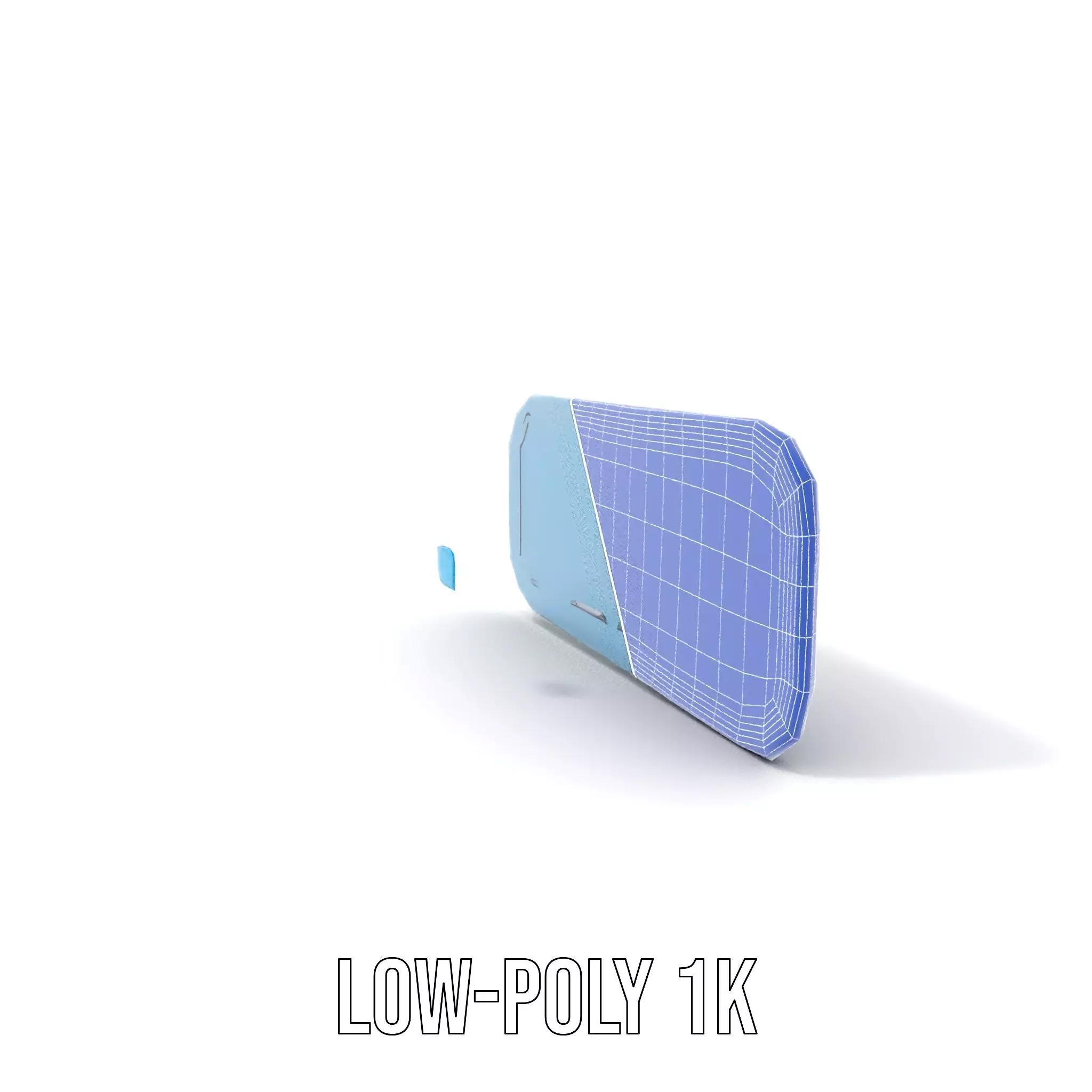 Futuristic Control Panel Model Pack with LED Interface Low-poly 3D model_21