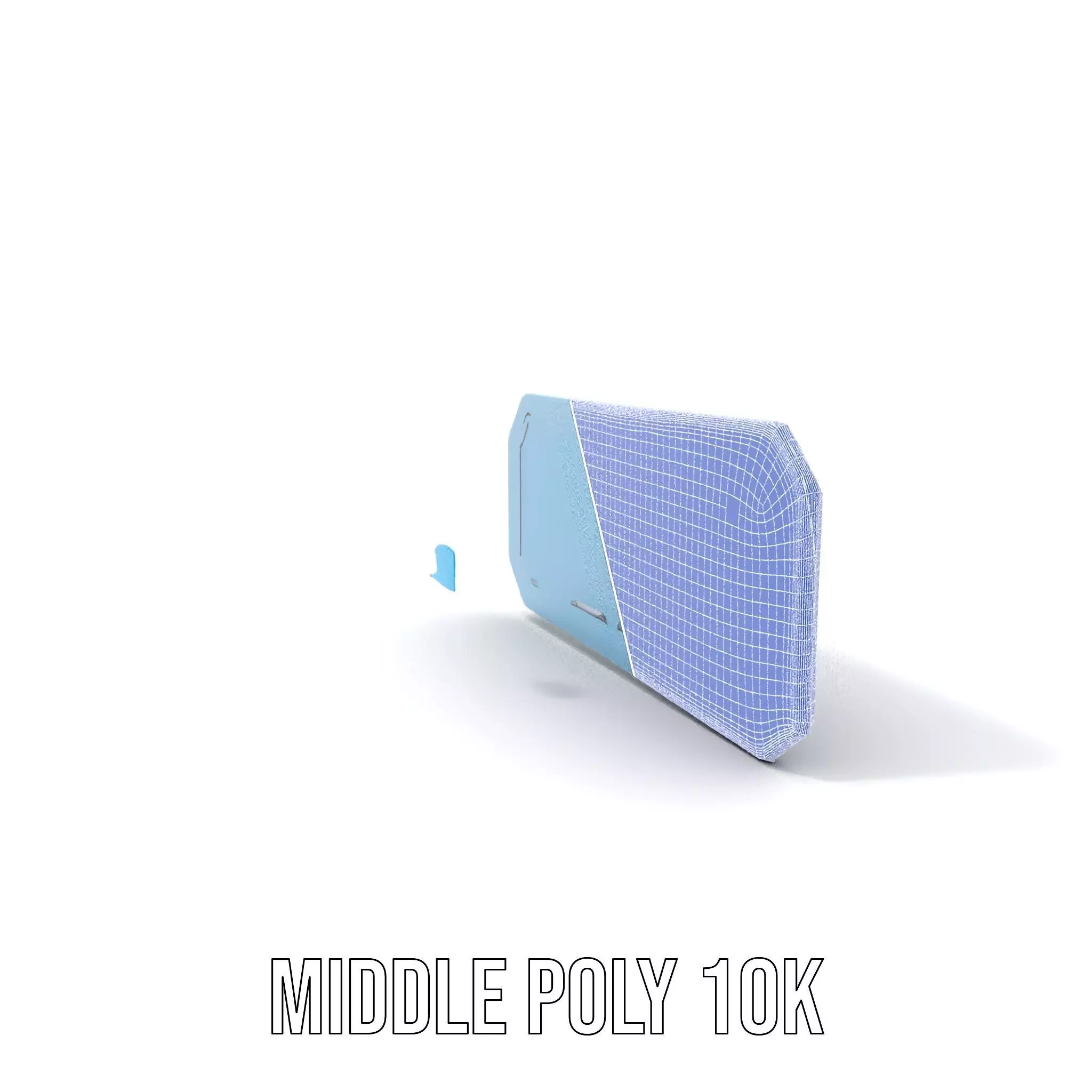 Futuristic Control Panel Model Pack with LED Interface Low-poly 3D model_25